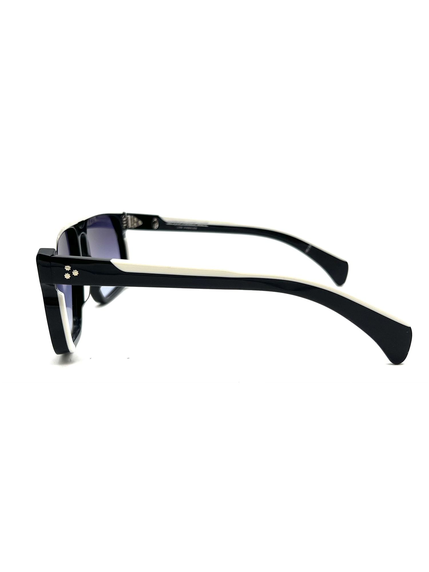 Shop Jacques Marie Mage Nepture Sunglasses In O Navy,oxlord