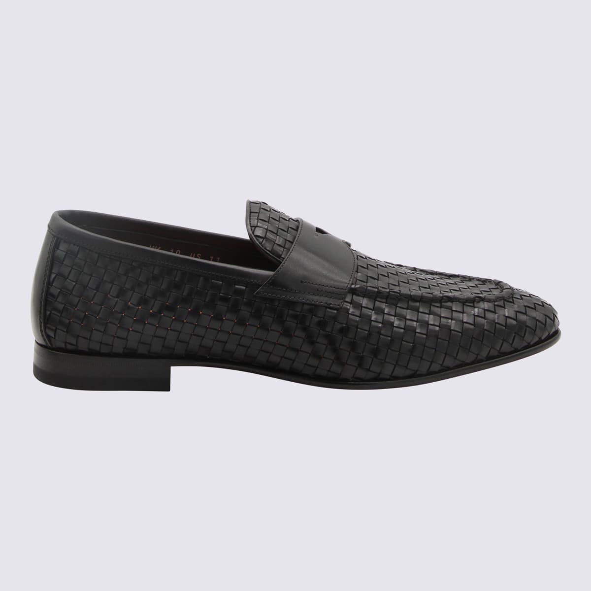 Black Leather Wowen Loafers