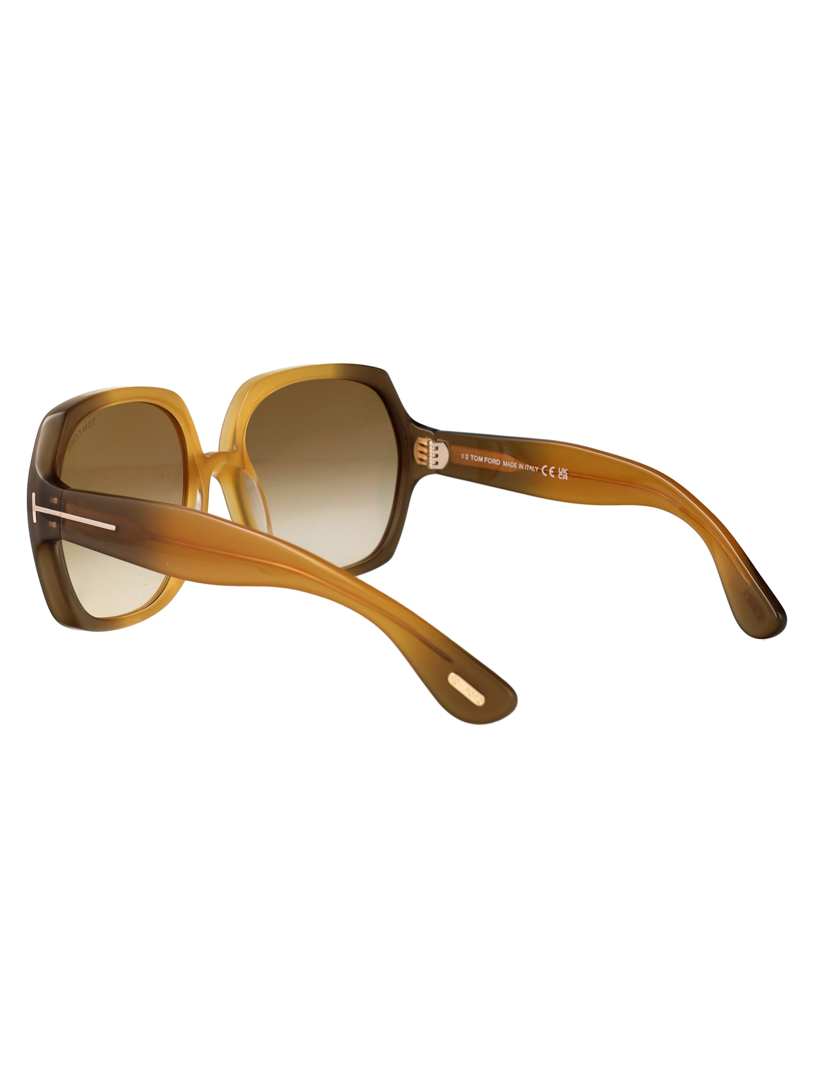 Tom Ford Saffron Sunglasses In Brown