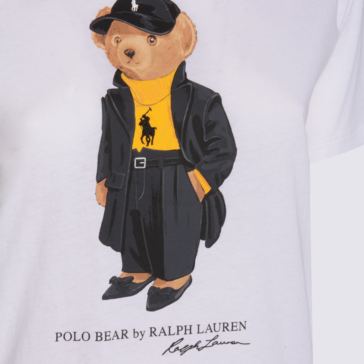 Polo Ralph Lauren White Cotton T-shirt In White