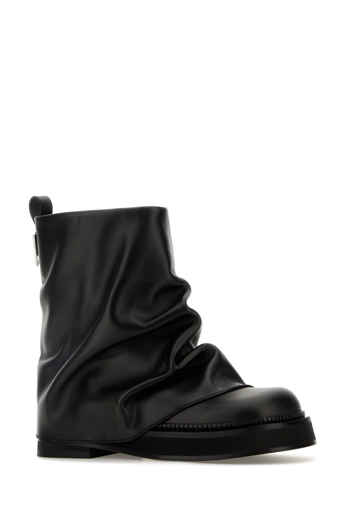 Shop Attico Mini Robin Combat Boot In Black