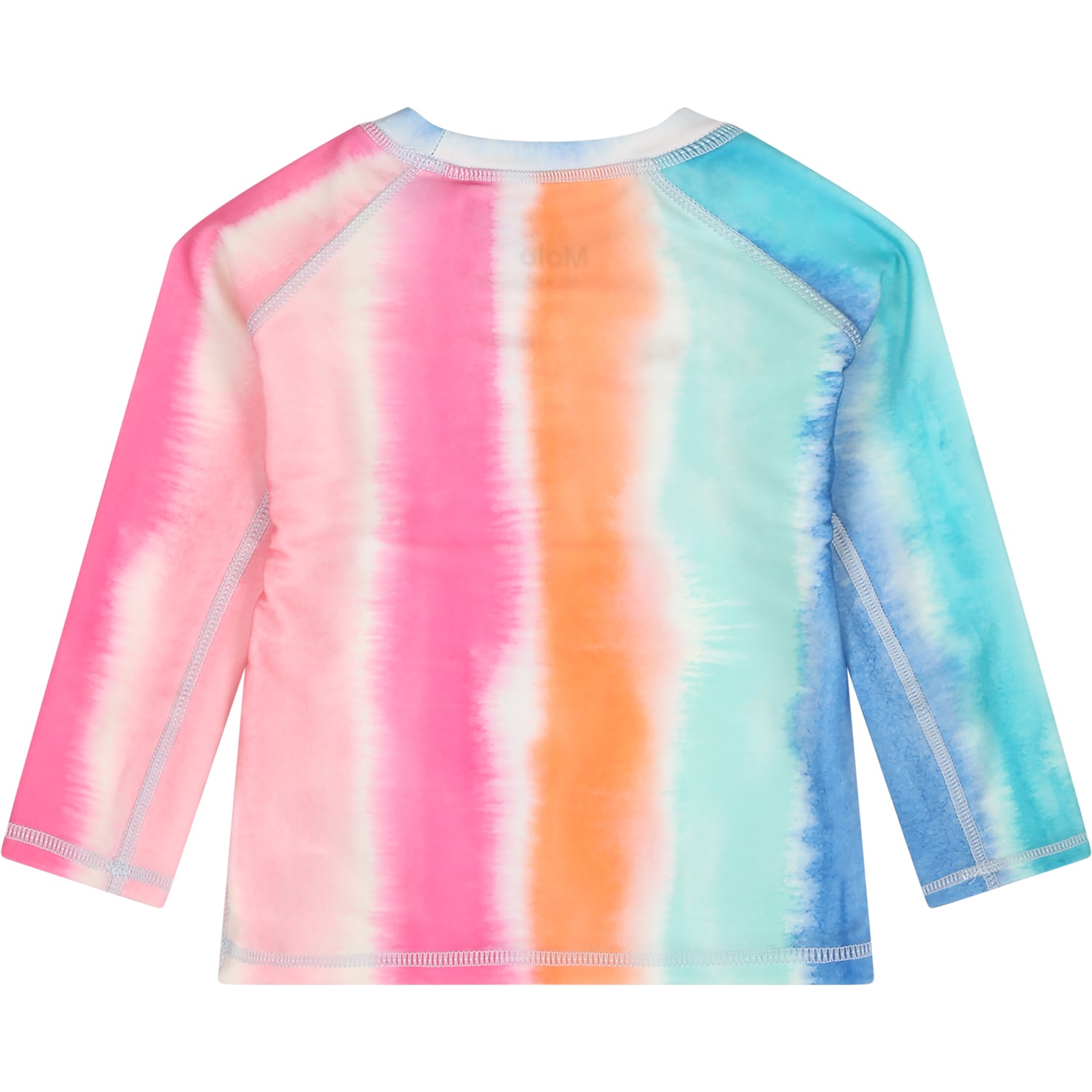 Shop Molo Multicolor T-shirt For Babykids With Smiley