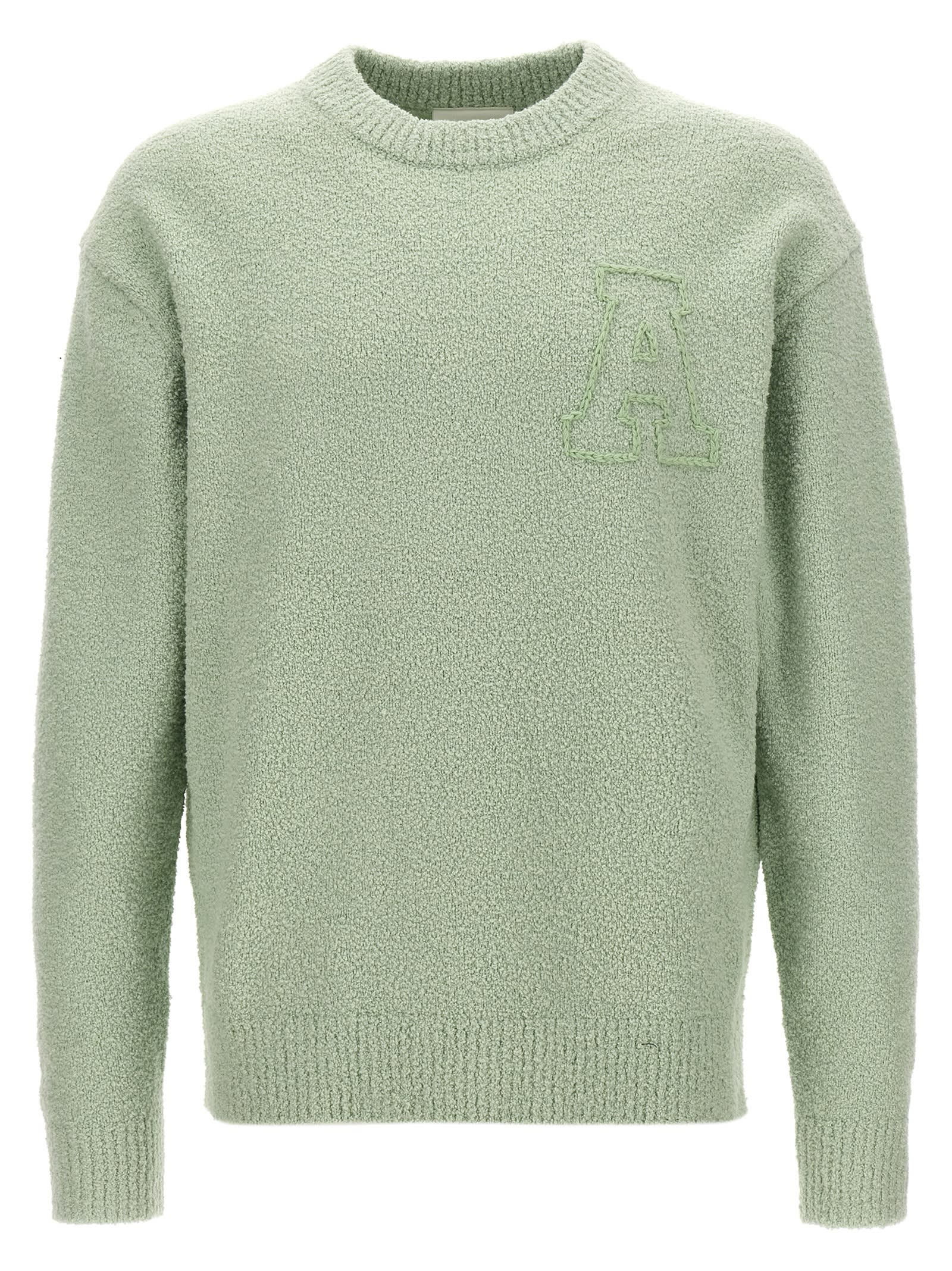 Shop Axel Arigato Radar Sweater In Green
