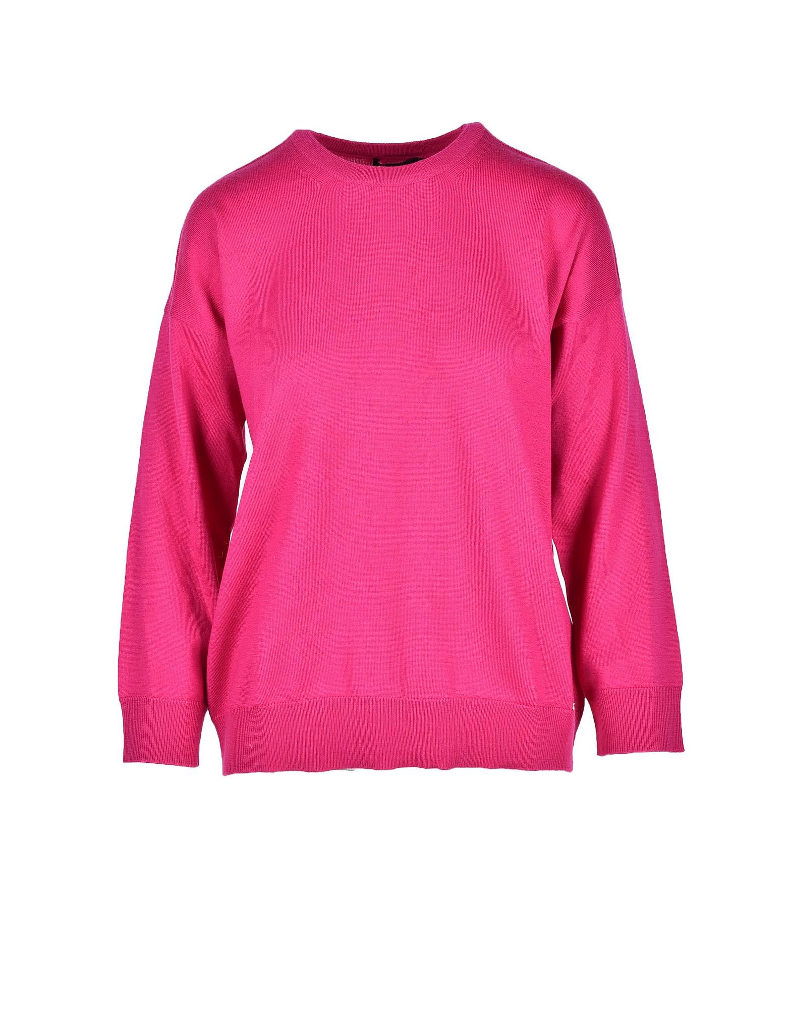 Fay Womens Fuchsia Sweater