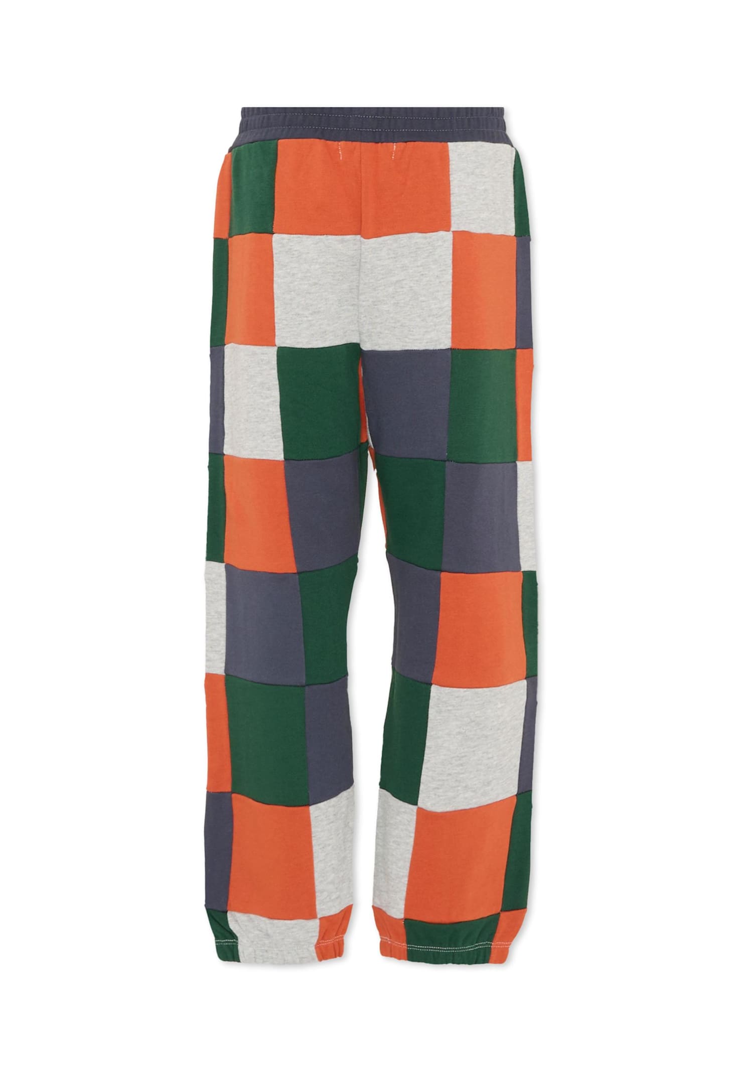 Stella Mccartney Colorful Checked Jogger Pants For Boy In Multi