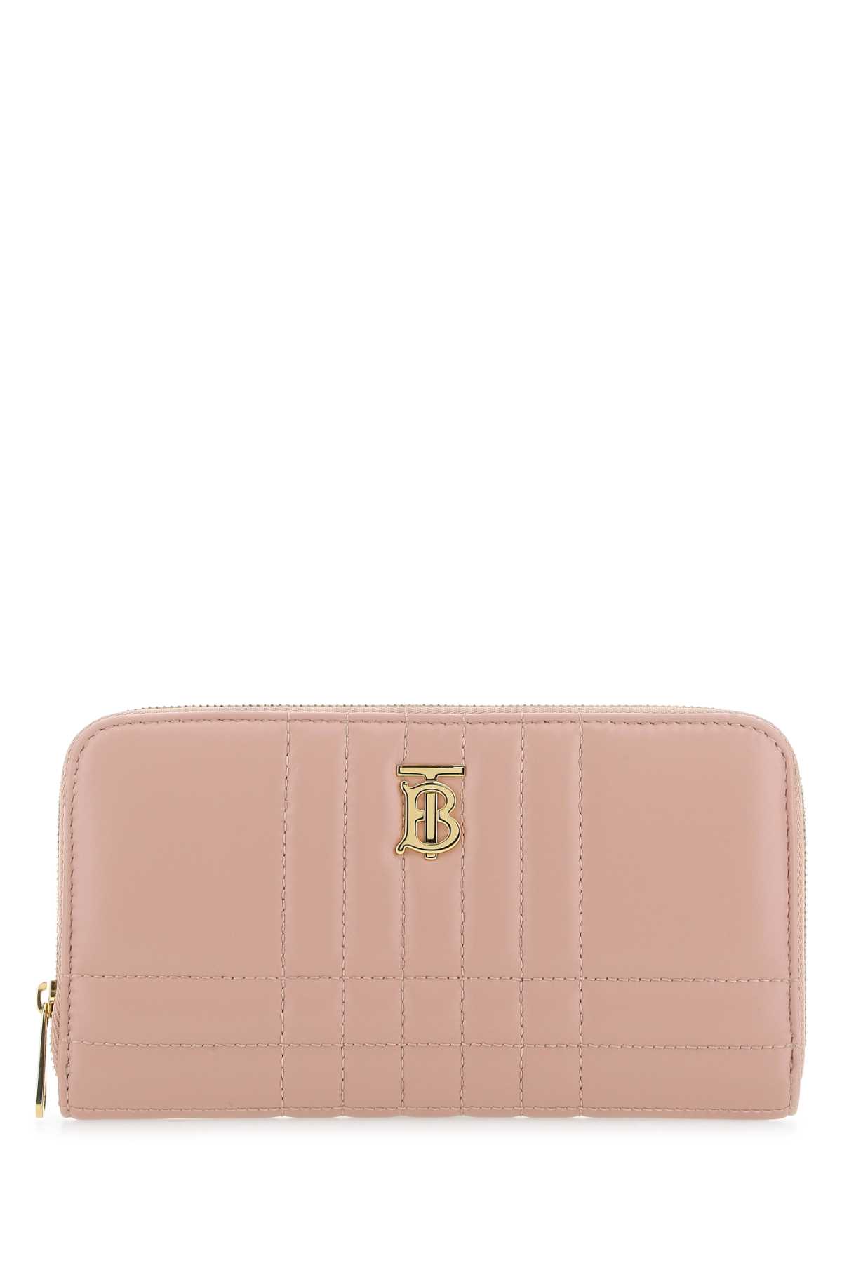 Burberry Pink Nappa Leather Lola Wallet
