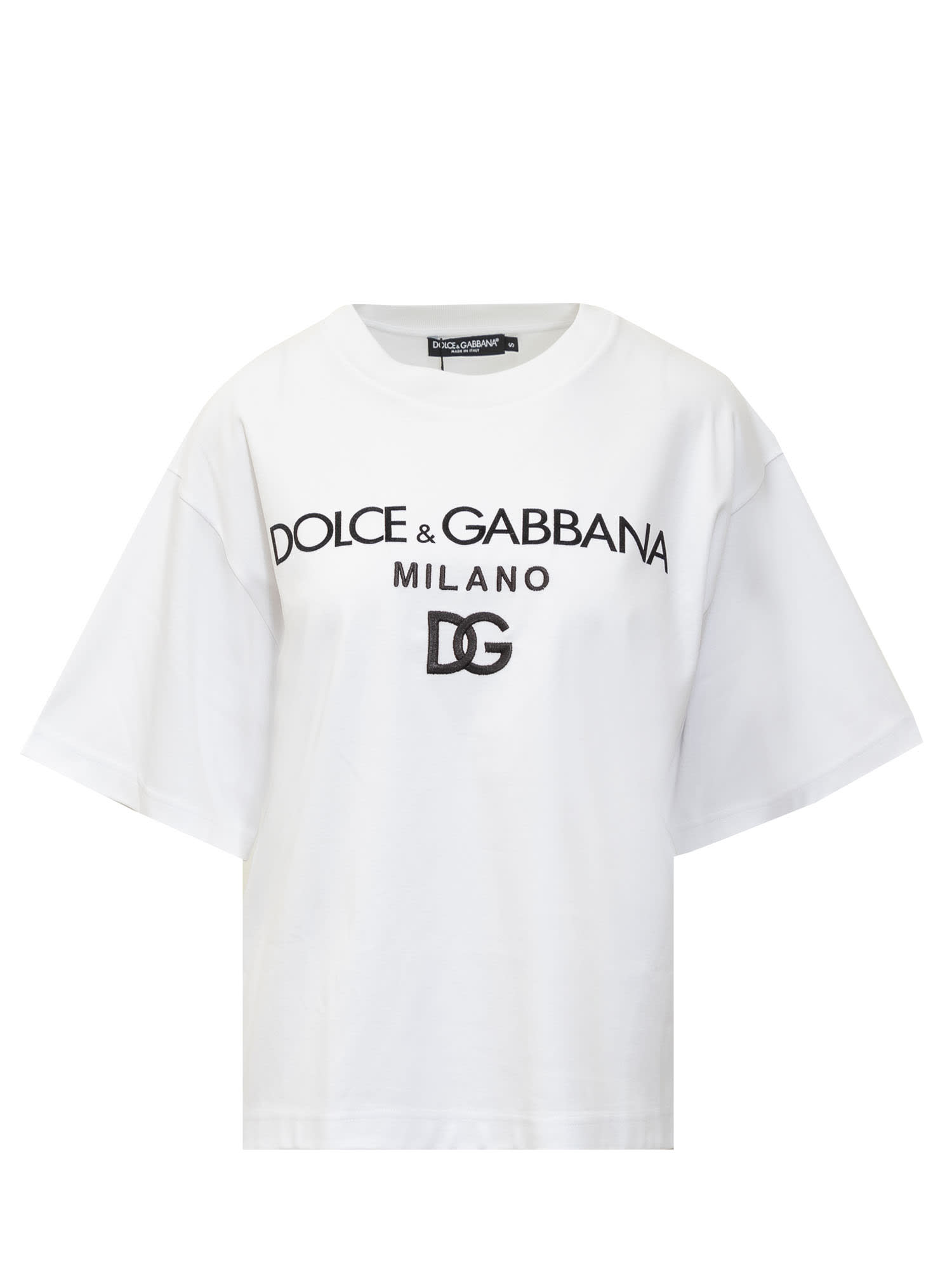 Shop Dolce & Gabbana T-shirt In Bianco Ottico