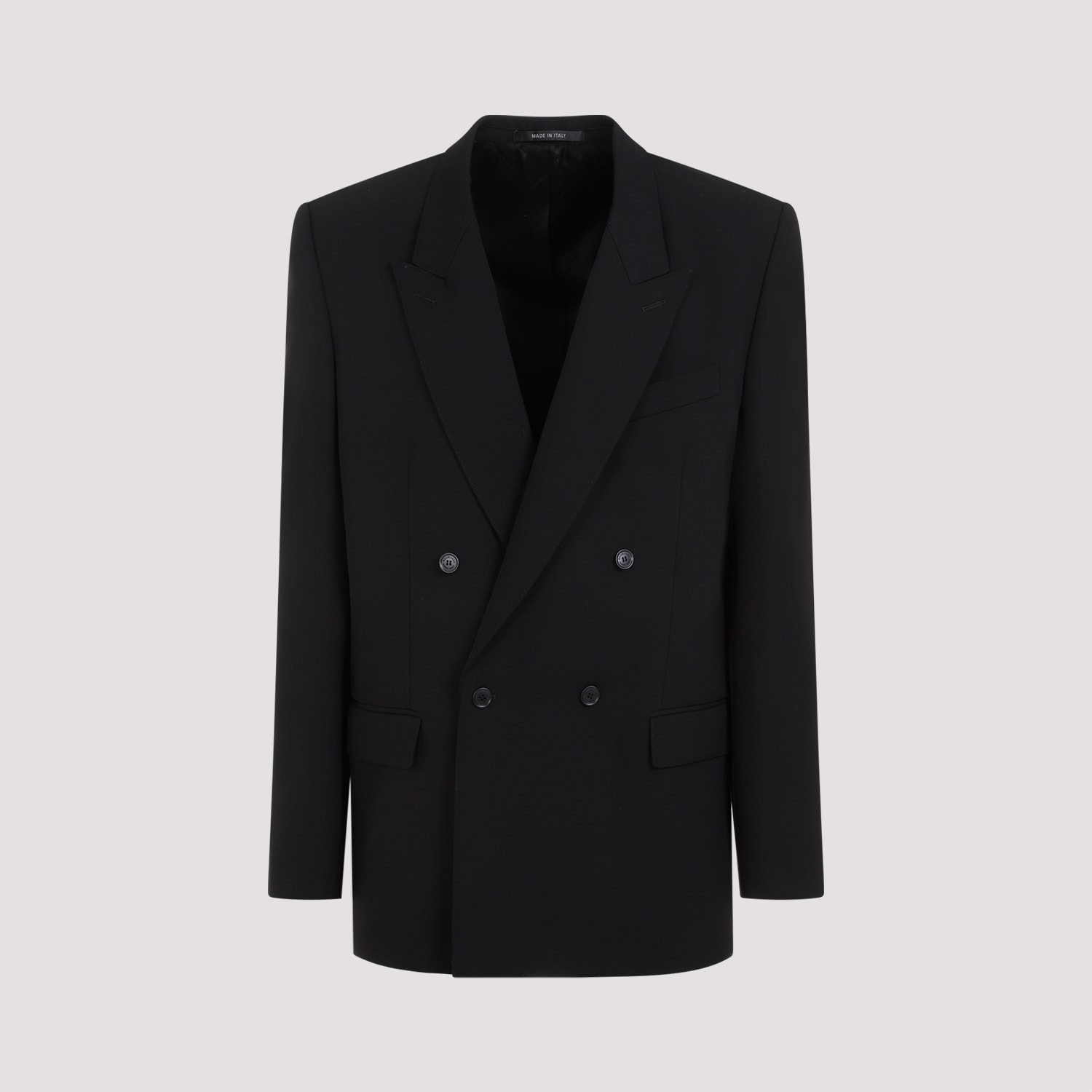 Shop Balenciaga Regular Jacket In Black