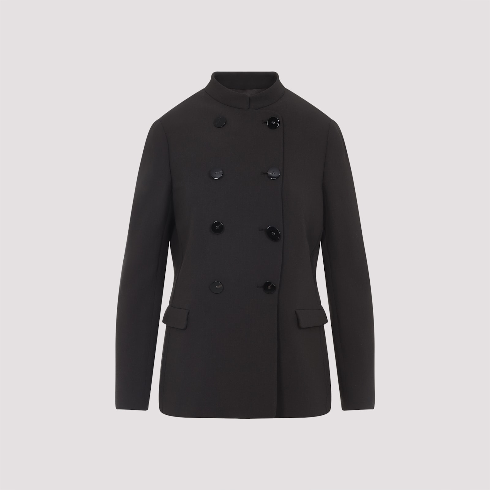 Giorgio Armani Virgin Wool Jacket In Black