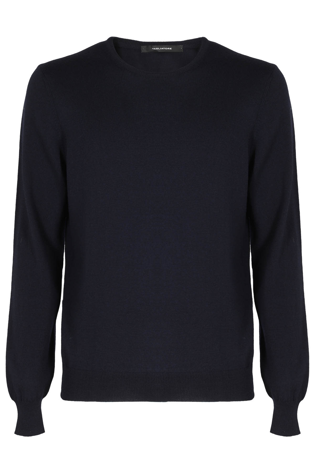 Shop Tagliatore Knit In Blu