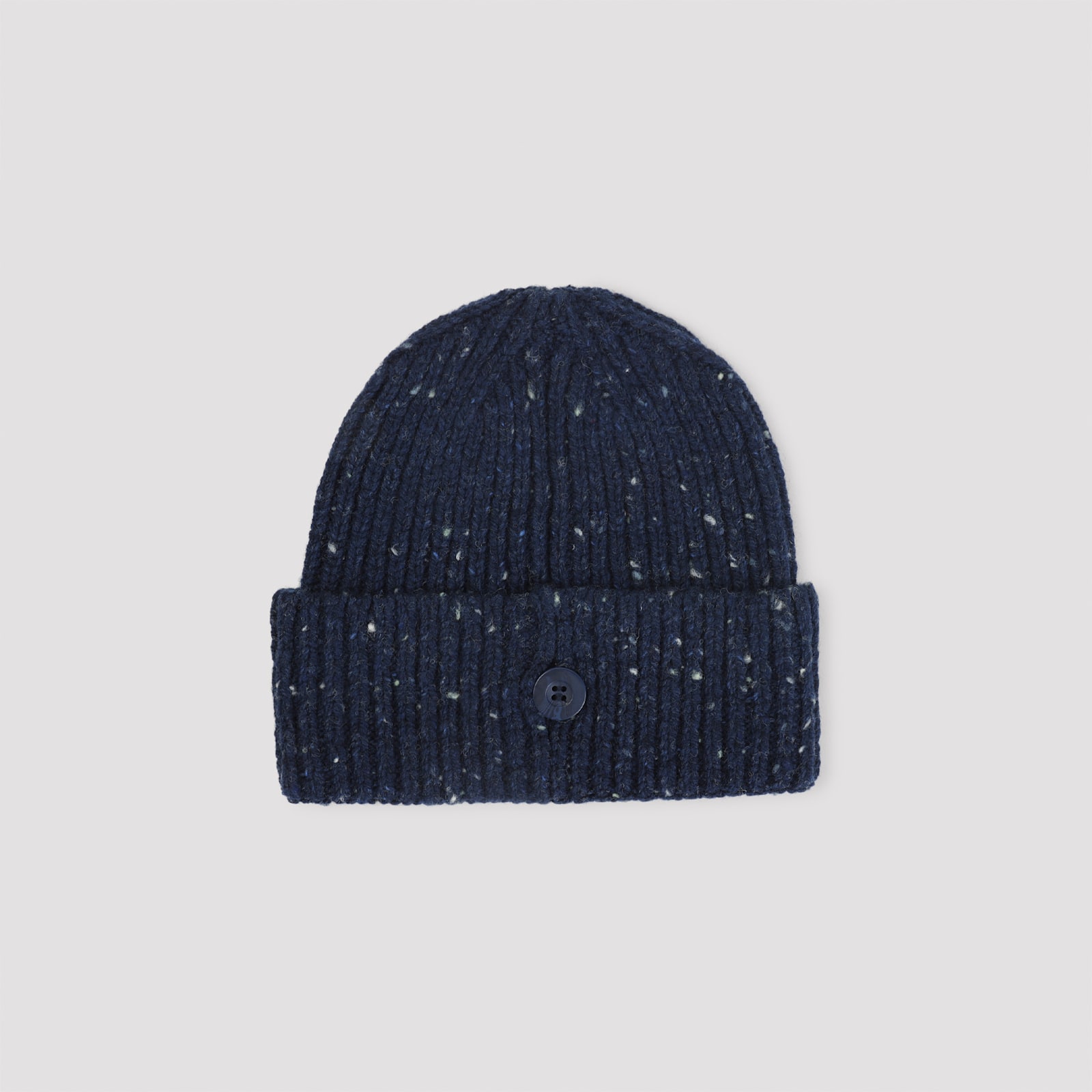 Carhartt Wip Speckled Jupiter Blue Wool Anglistic Beanie In Blue