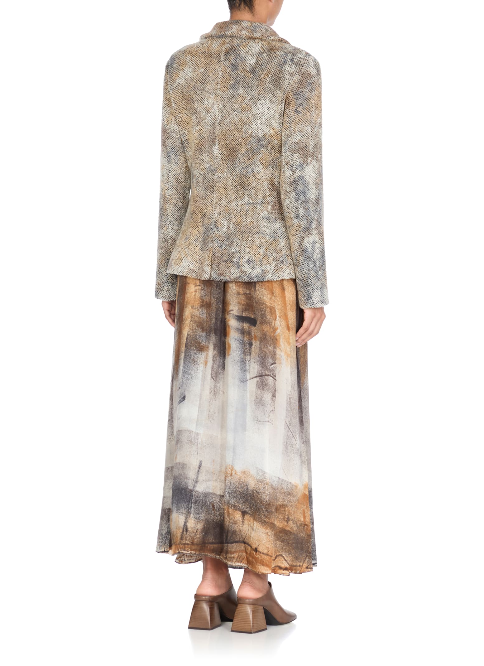 Avant Toi Wool And Cashmere Blazer In Sand