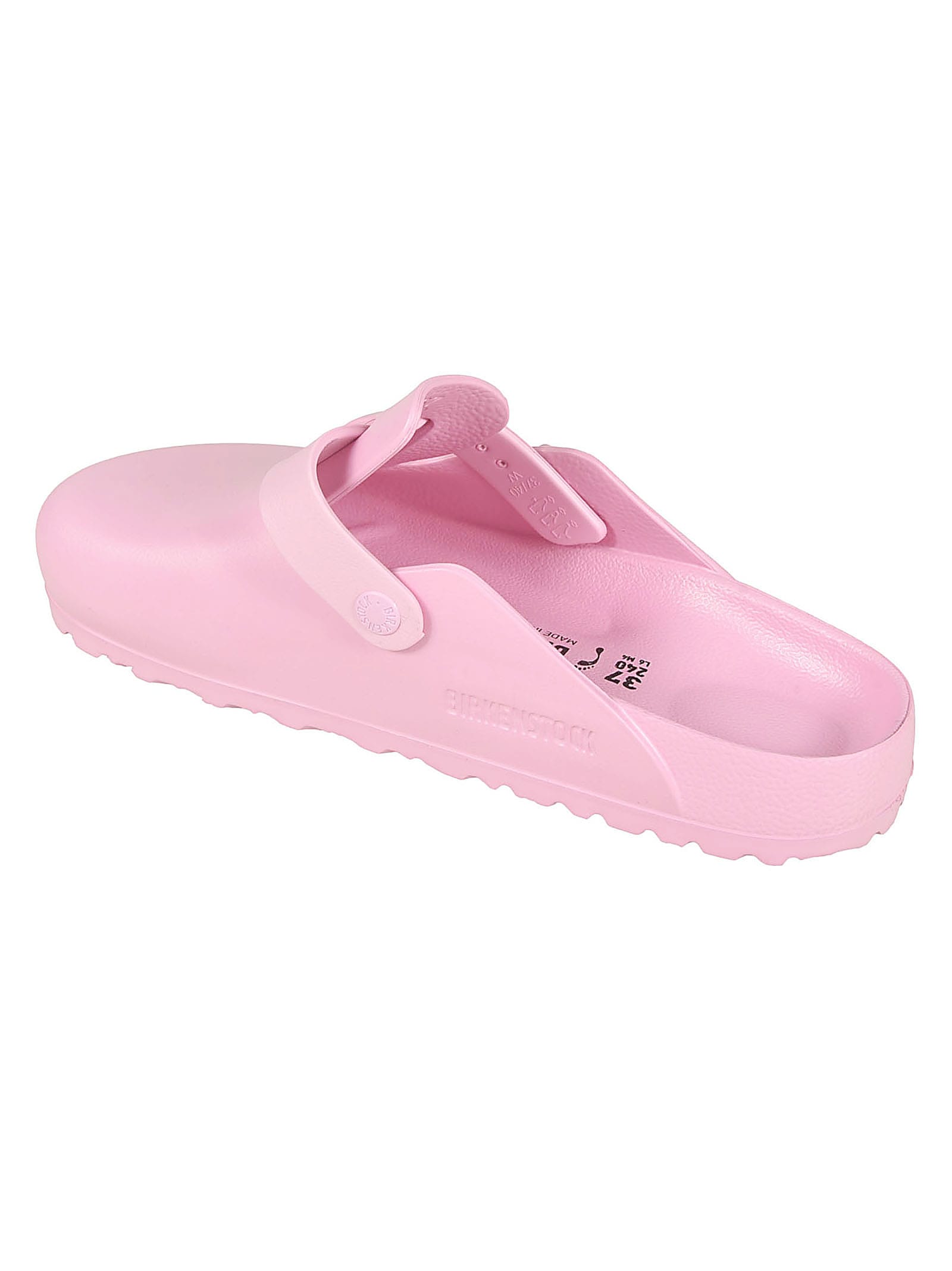 Shop Birkenstock Boston Eva Flat Mules In Fondant Pink