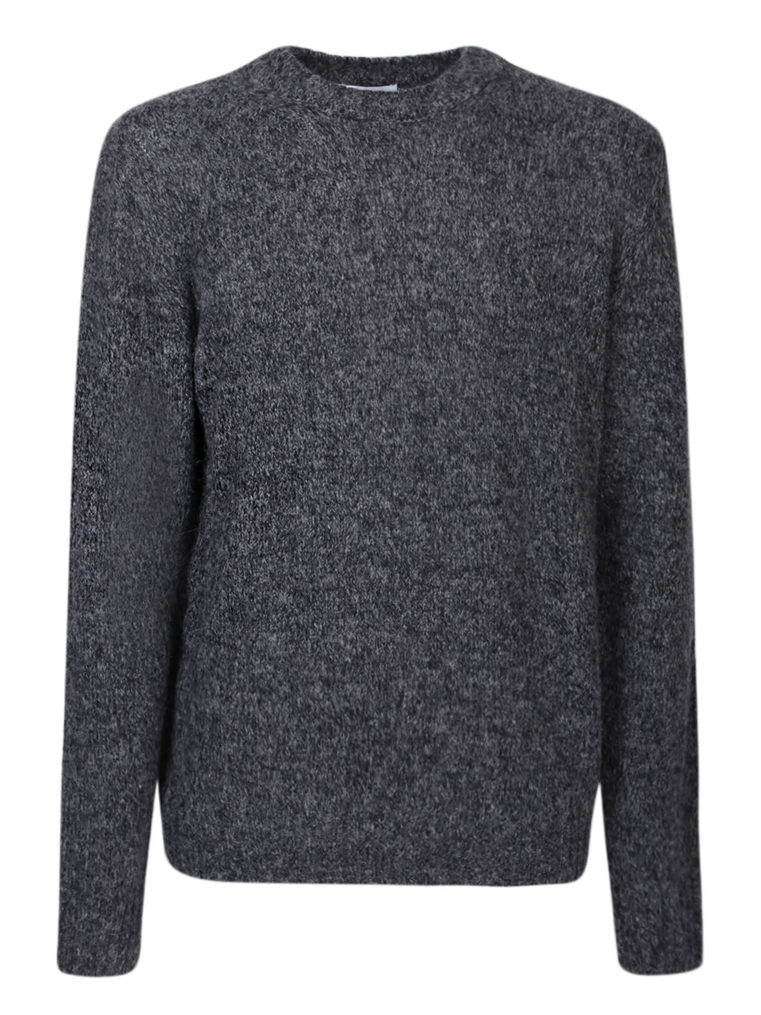 Shop Lardini Roundneck Black Sweater