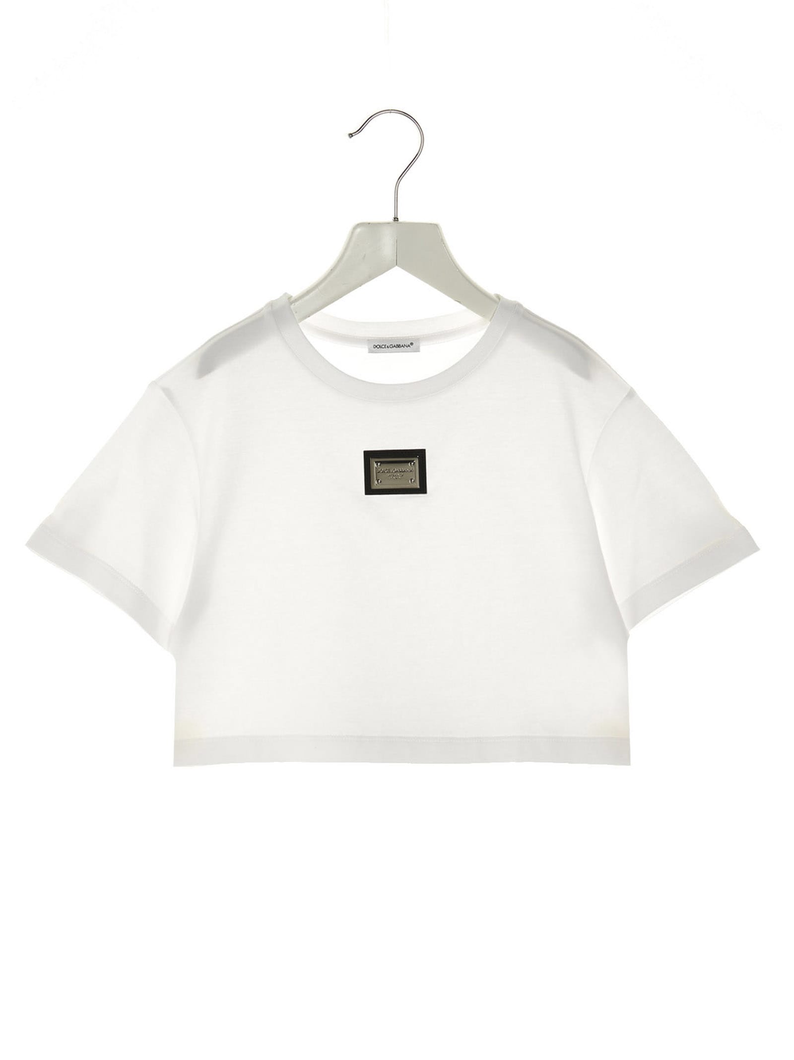 Dolce & Gabbana Kids Logo-Plaque Shirt