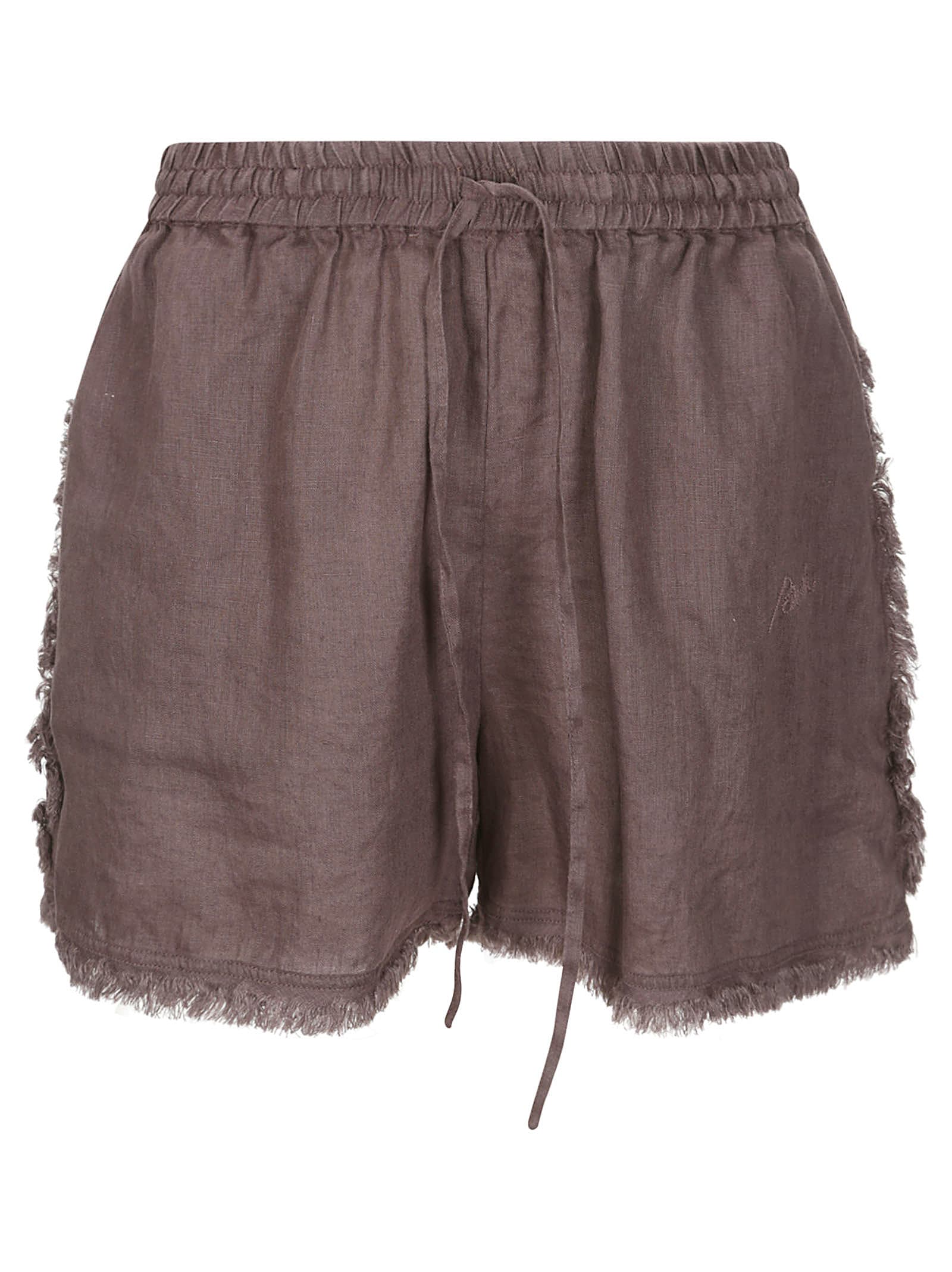 Shop P.a.r.o.s.h Shorts In Brown