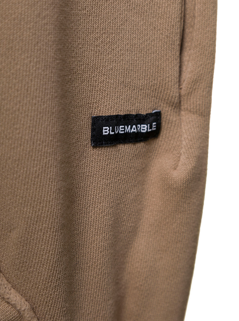 Shop Bluemarble Beige Sweatpants With Logo Patch In Cotton Man