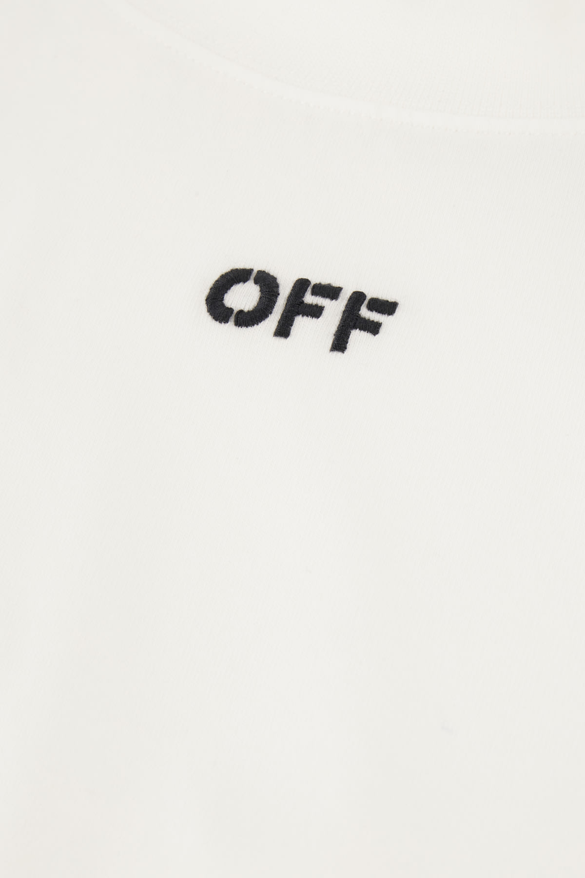 Shop Off-white White Cotton T-shirt In Bianco