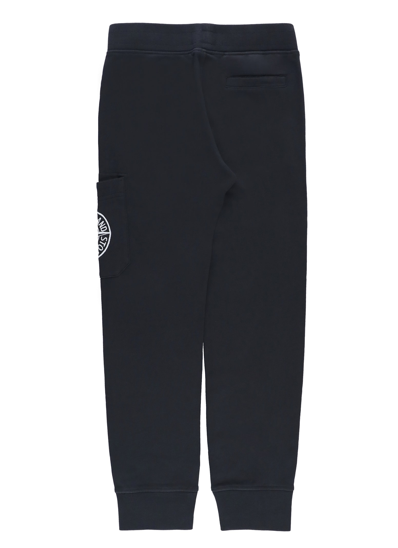 Stone Island Cotton Sweatpants In Blue