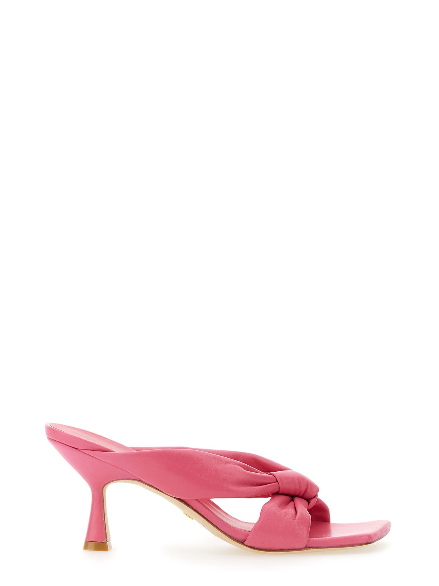 Stuart Weitzman Sandal With Bow In Fucsia