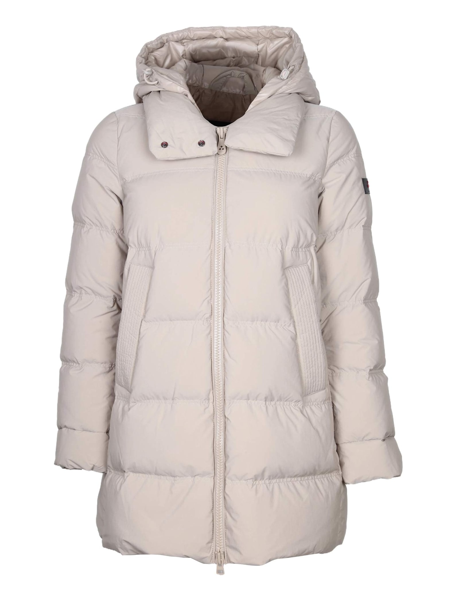 Shop Peuterey Unix ml Bmat Double Fabric Down Jacket Color Beige