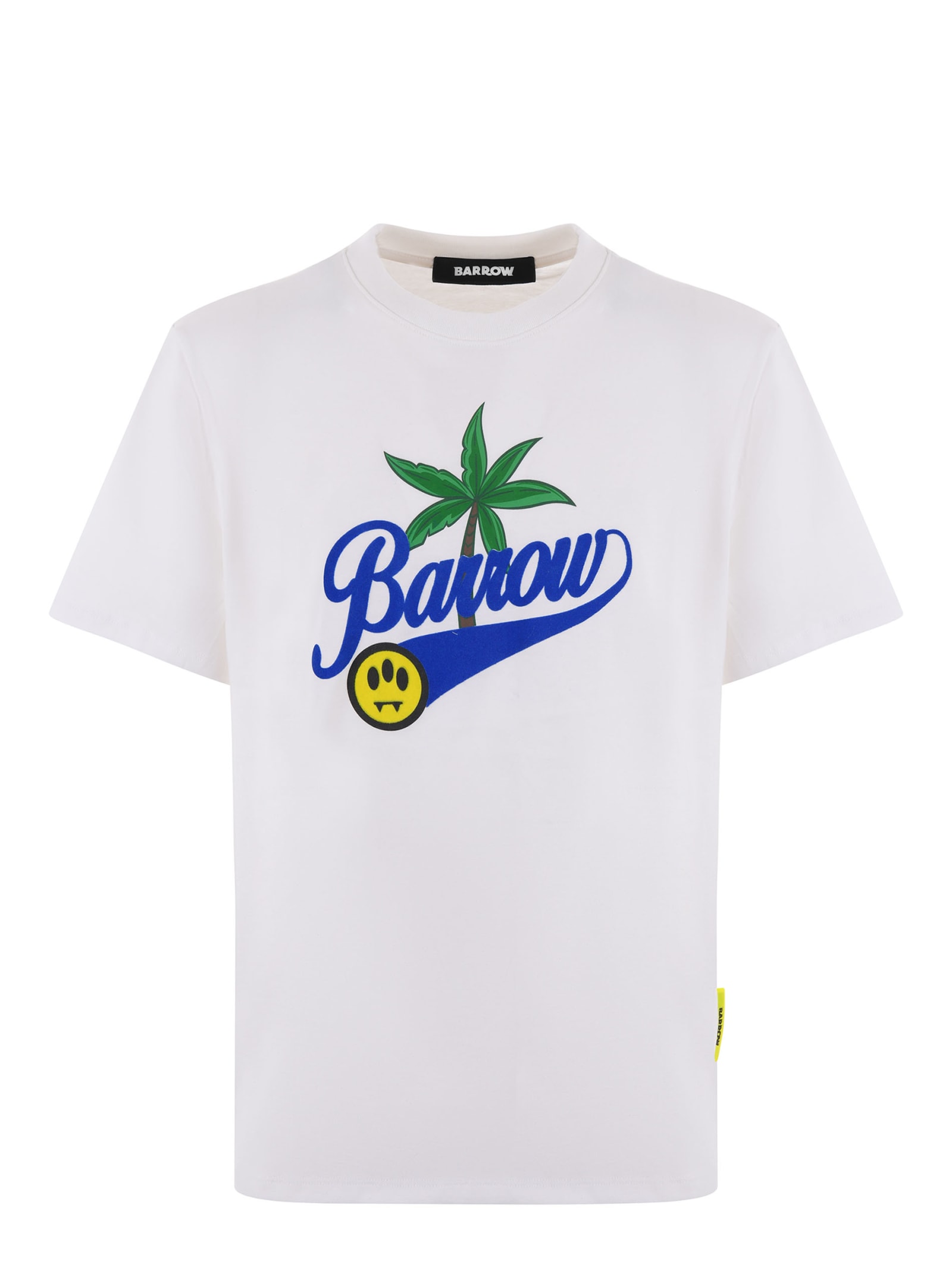 Shop Barrow T-shirt  In Cotone Disponibile Store Scafati E Pompei In Bianco