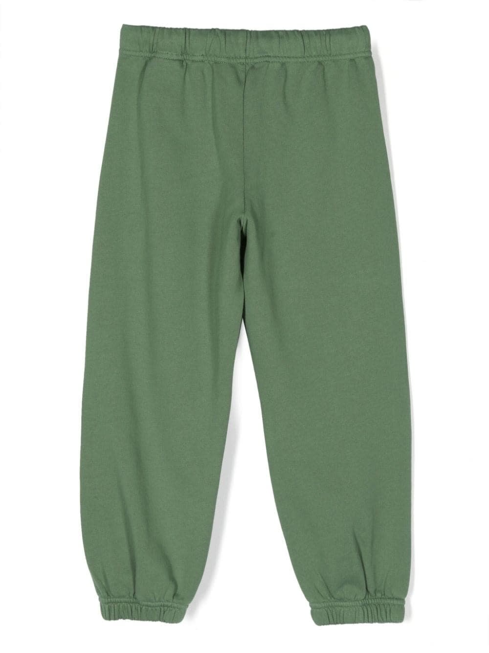 Shop Palm Angels Green Joggers With Logo