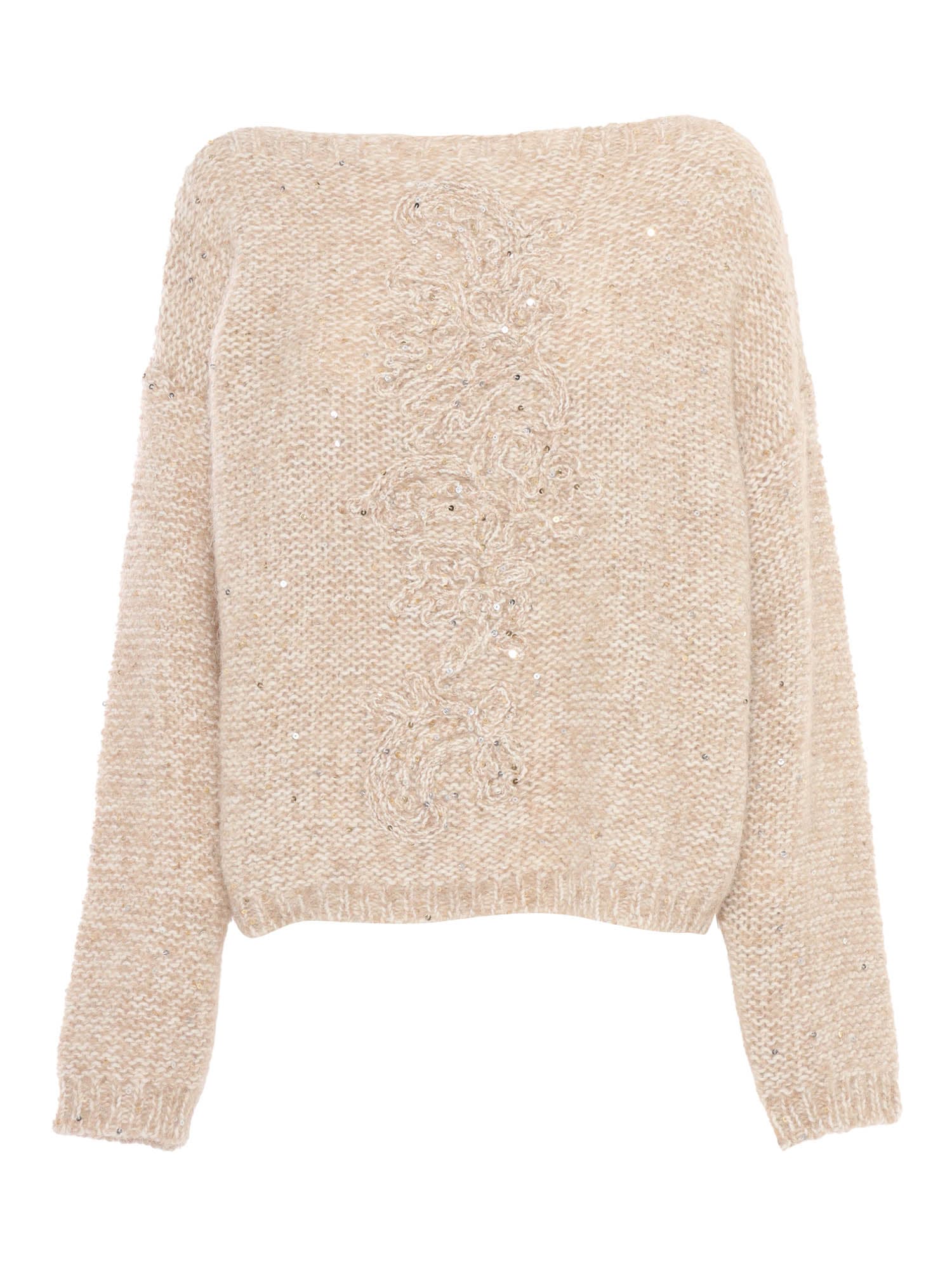 Ermanno Ermanno Scervino Sweater In Yellow