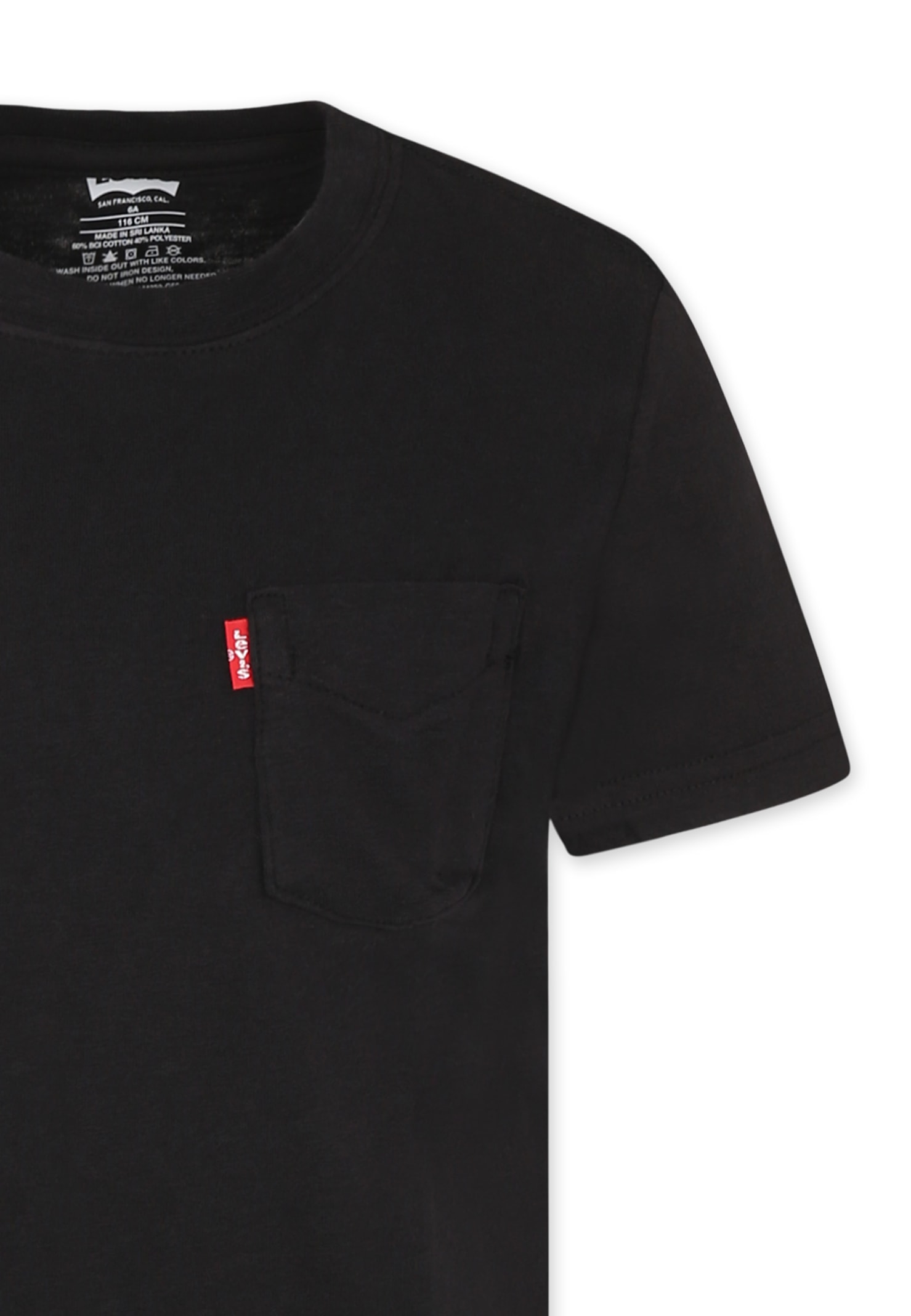 LEVI'S BLACK T-SHIRT FOR BOY