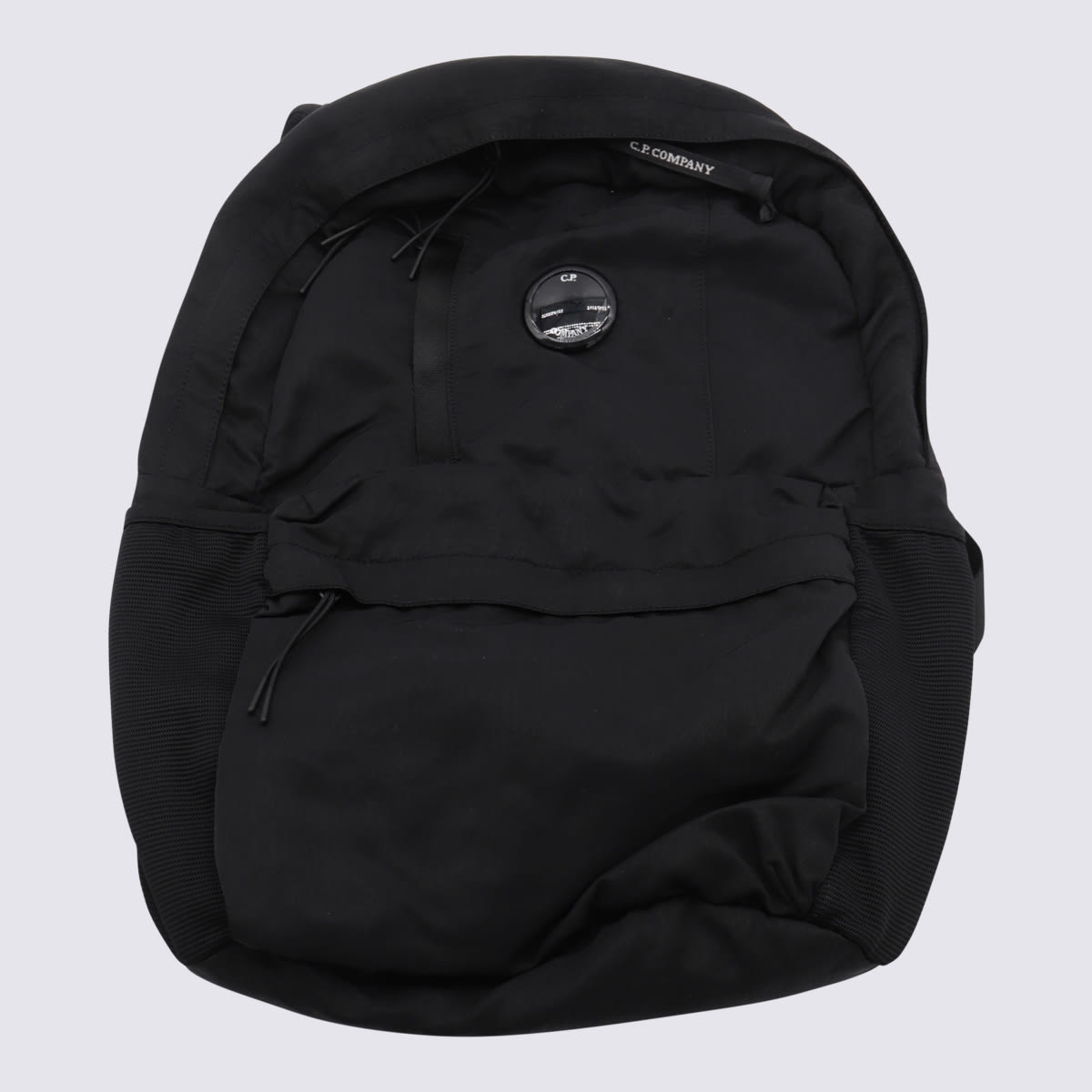 C. P. Company Black Backpack