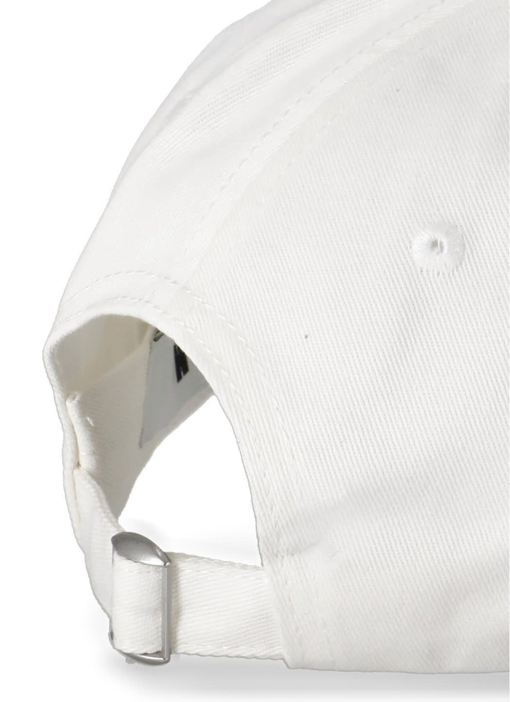 Shop Msgm Baseball Cap With Logo In Ivory
