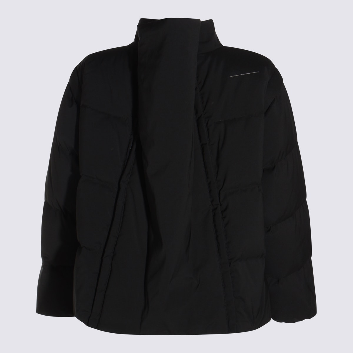 Mm6 Maison Margiela Transformable Padded Jacket In Black