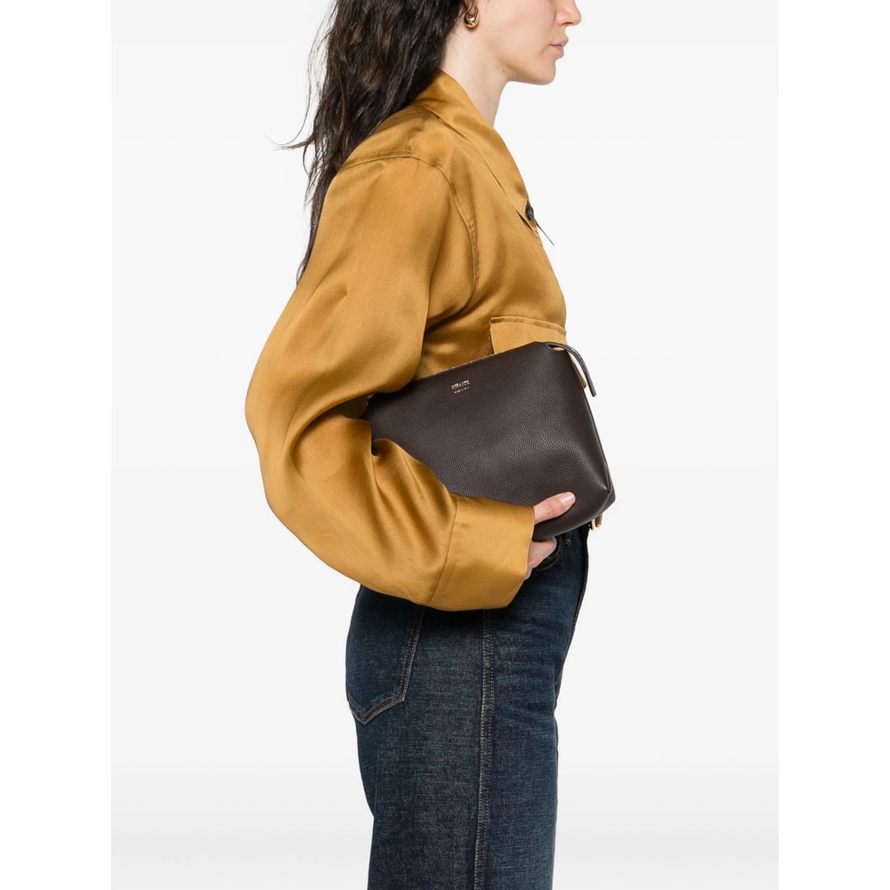 Khaite Leather Shoulder Bags In Brown