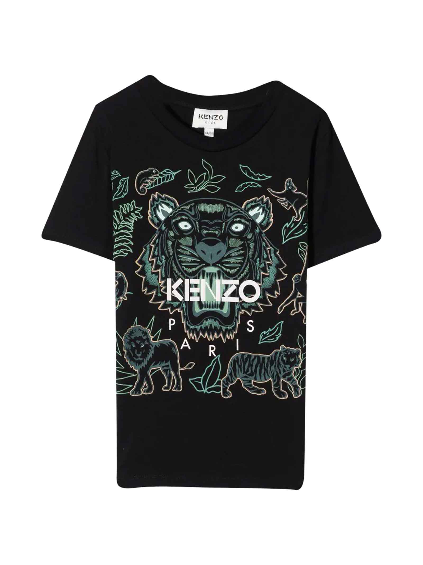 Kenzo Kids Unisex Black T-shirt