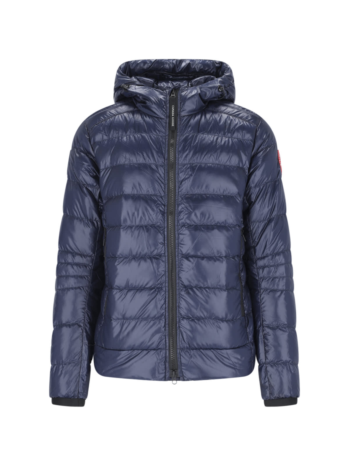 Shop Canada Goose Crofton Hooded Jacket In Blue