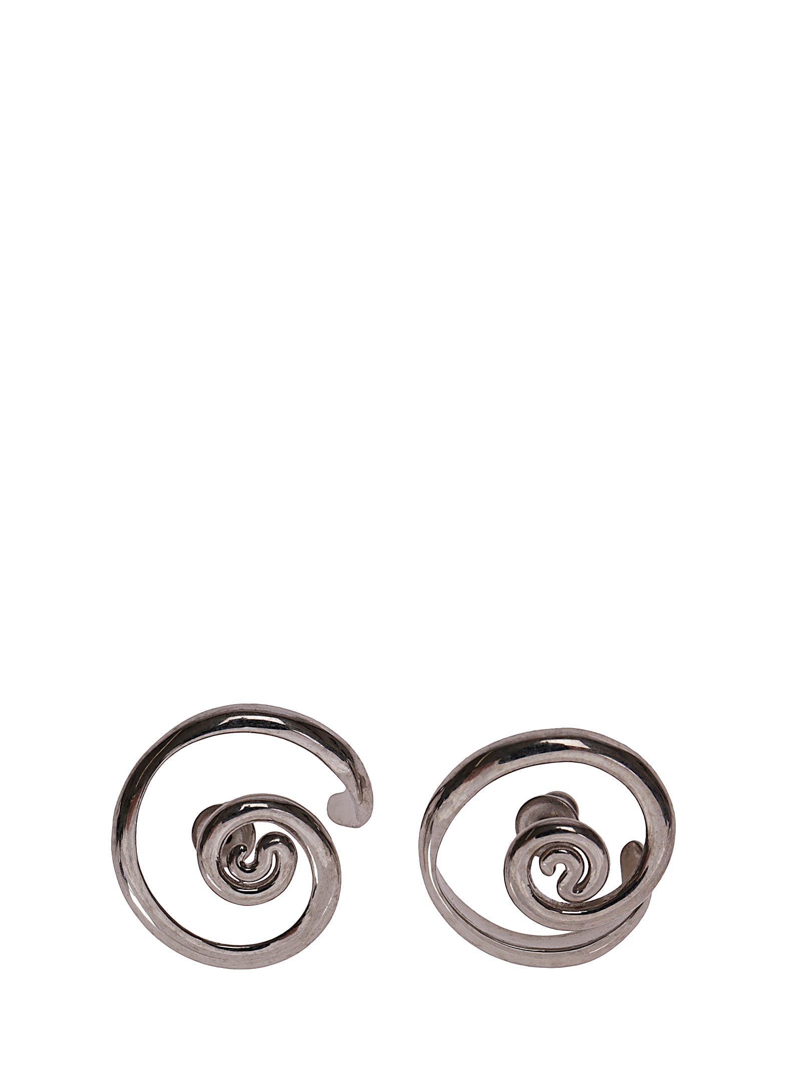 Panconesi Vortice Huggies Earrings In Black