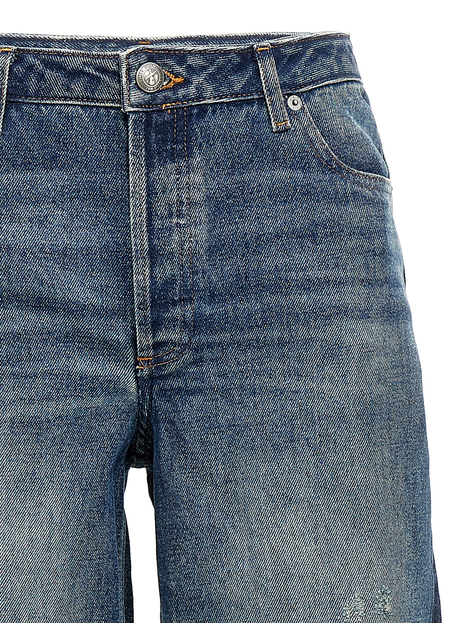 Apc A.p.c. Washed-effect Denim Jeans In Blue