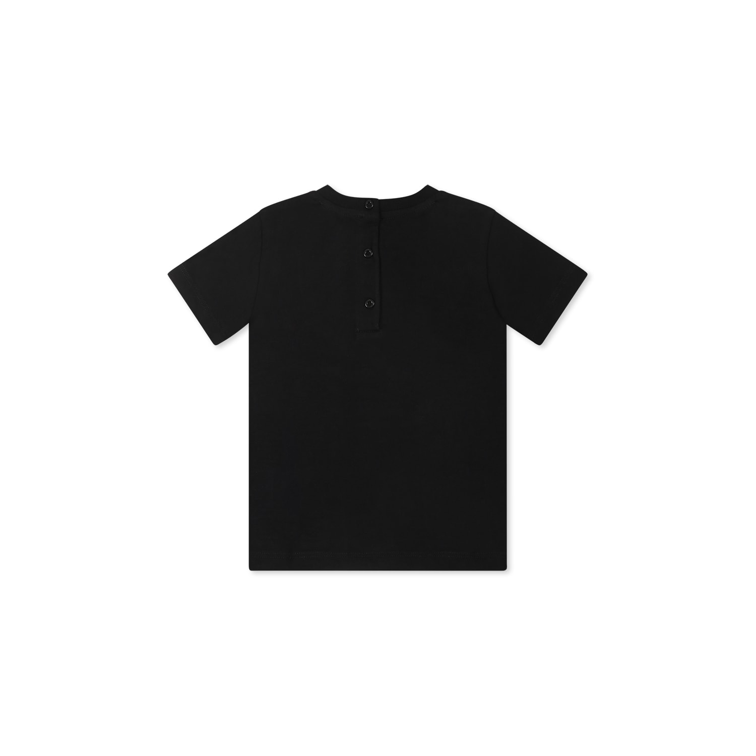 Balmain Black Trousers For Babykids With Logo In Black