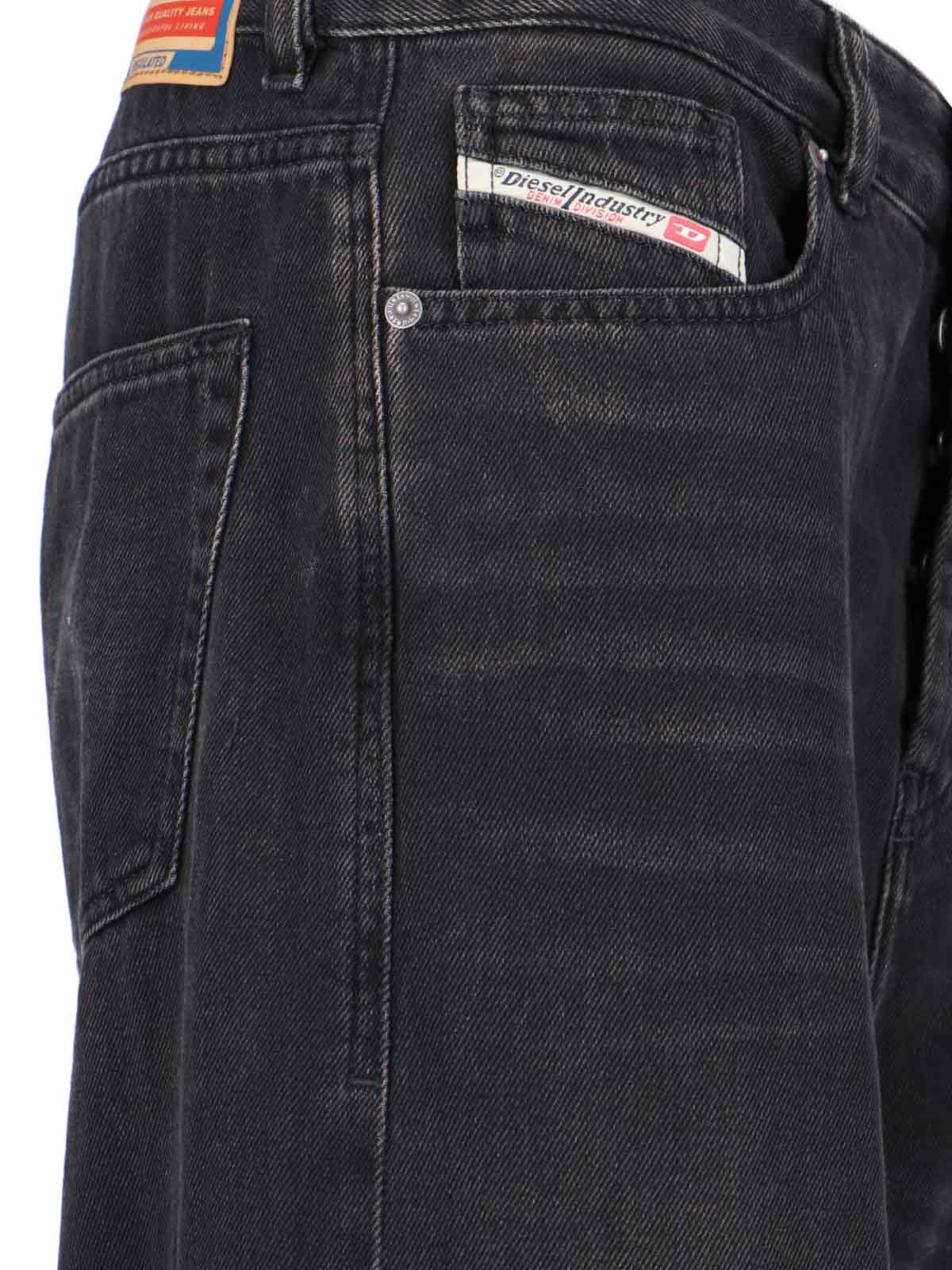 Shop Diesel 1996 D-sire 09j09 Palazzo Jeans In Black