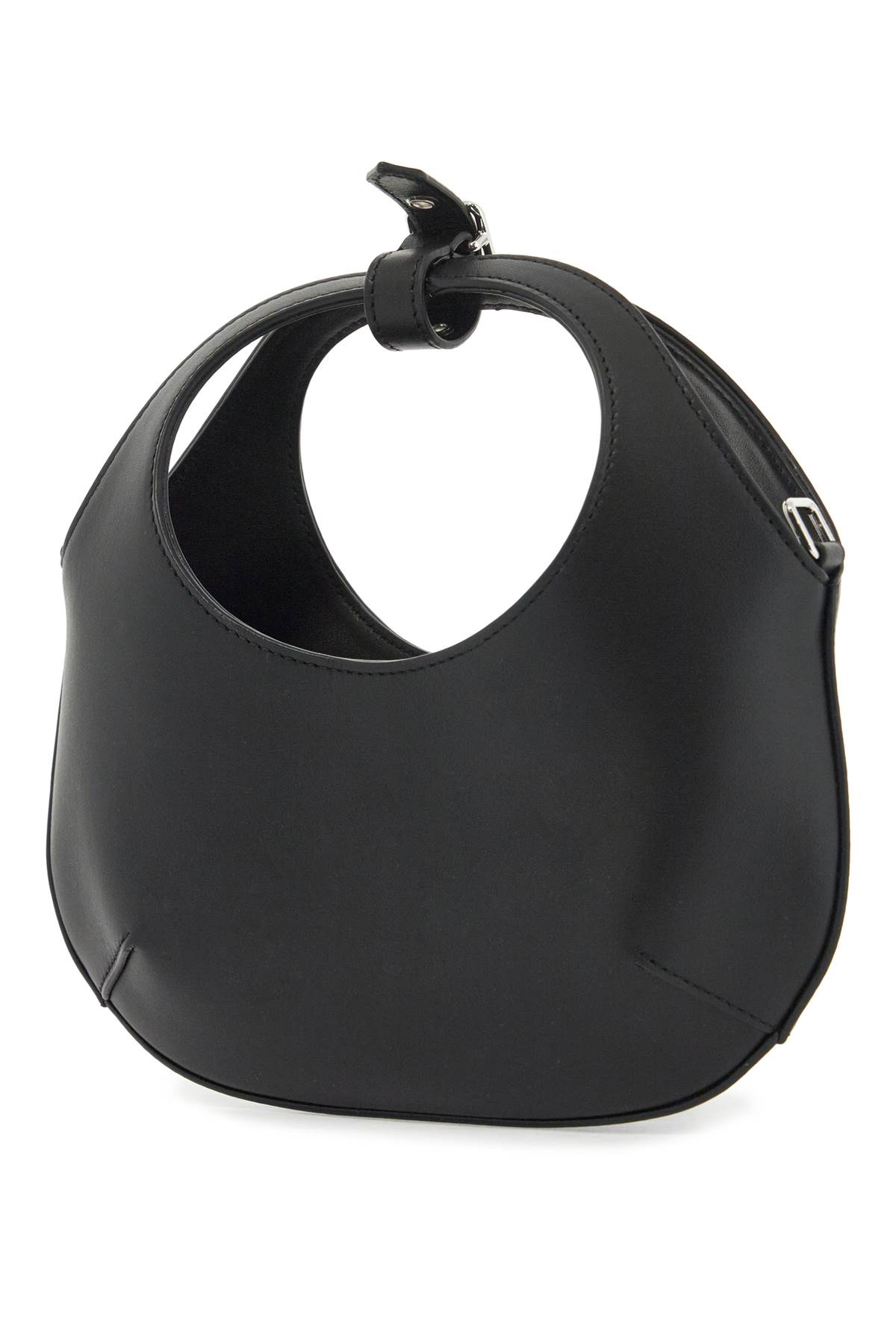 Shop Courrèges Mini Holy Bag In Black (black)