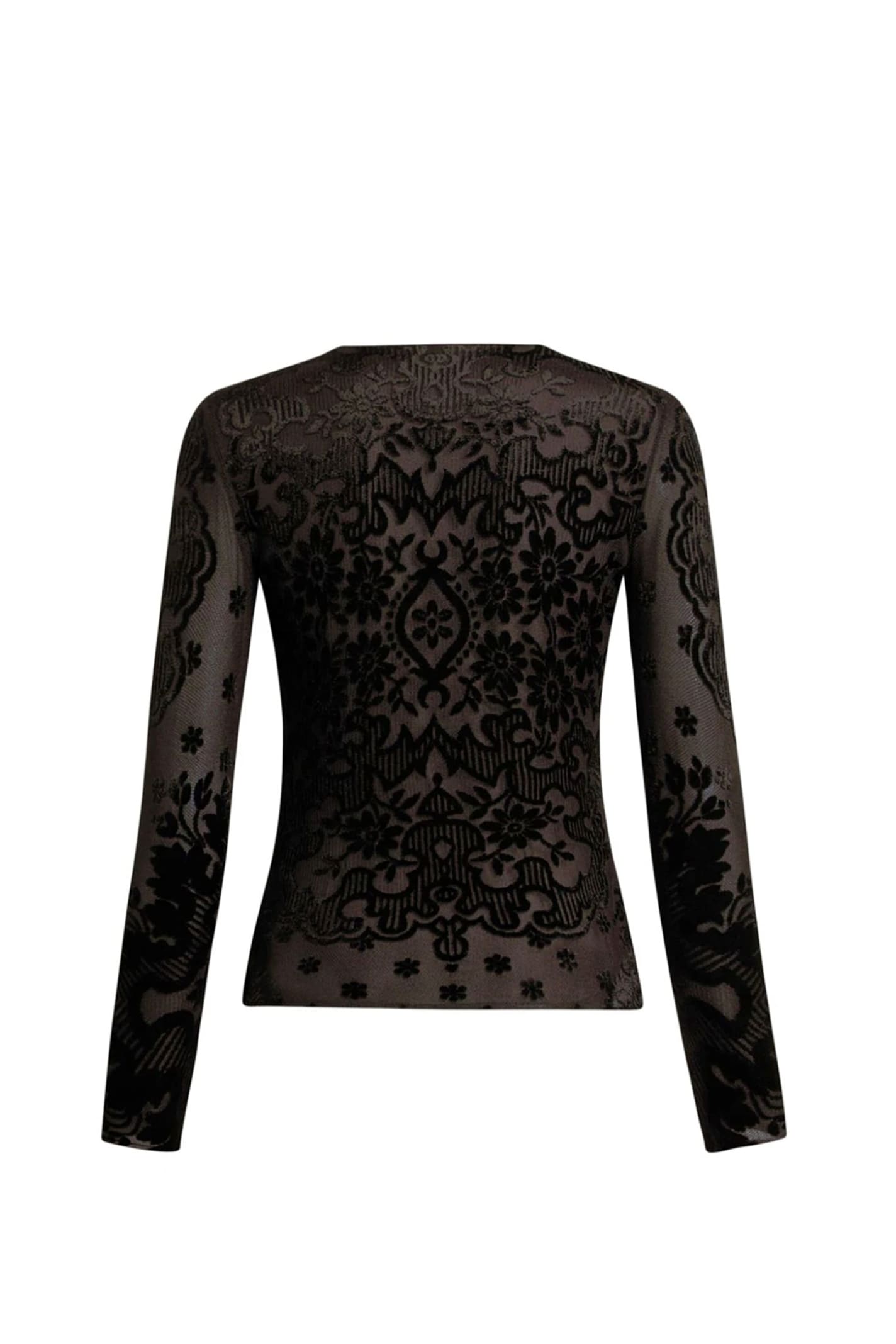 Shop Etro Top In Black