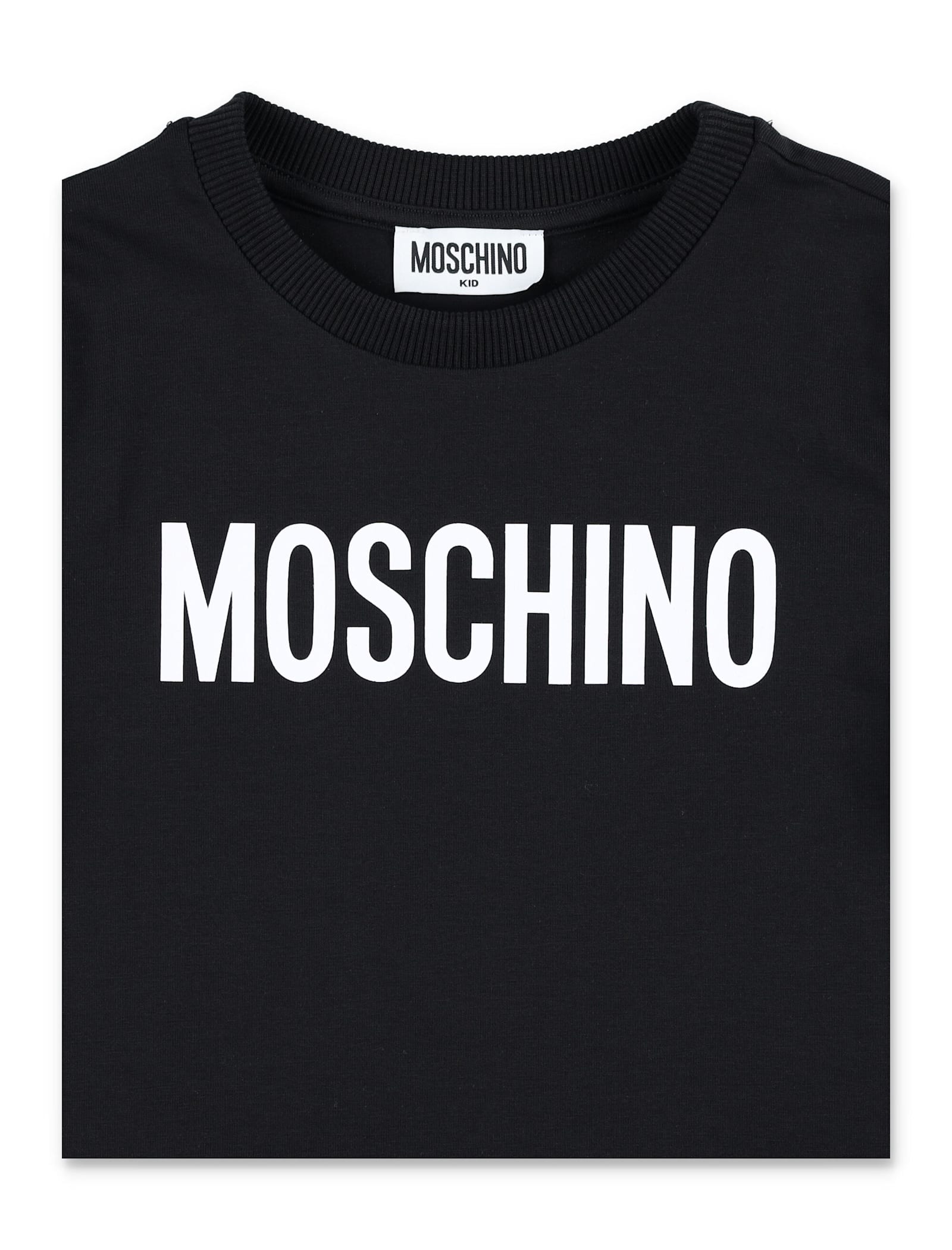 Moschino Kid - Logo T-shirt In Black