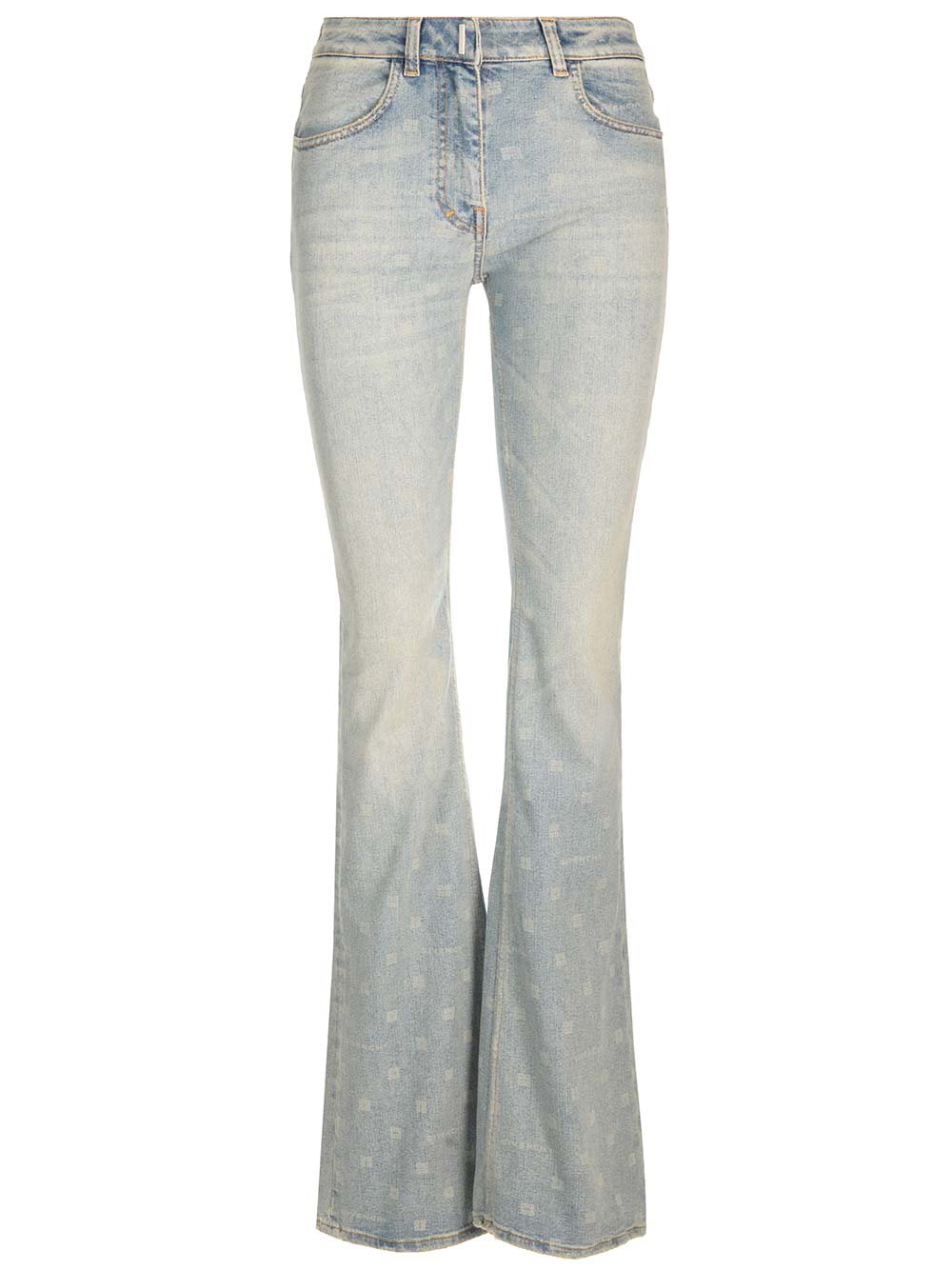 Shop Givenchy Bootcut Jeans In Blue