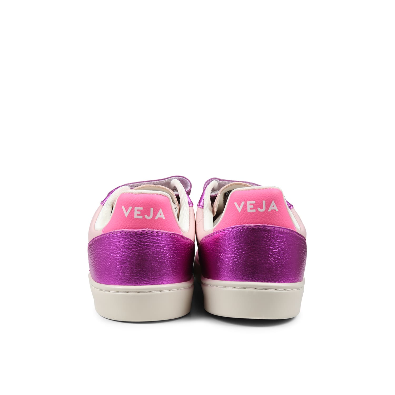 Veja Pink Sneakers For Girl With Logo In Pink