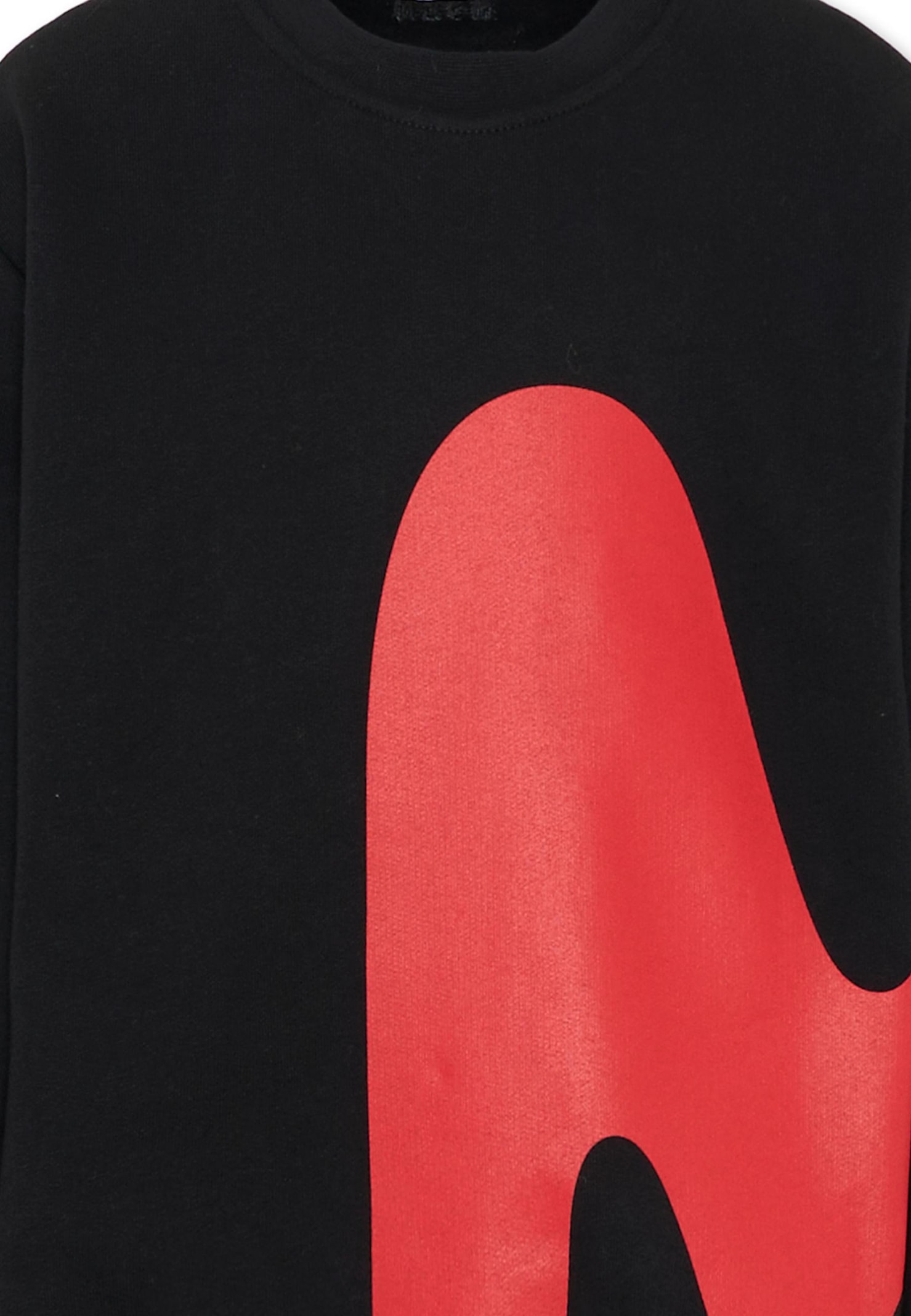 Msgm Black Sweatshirt For Boy In Black