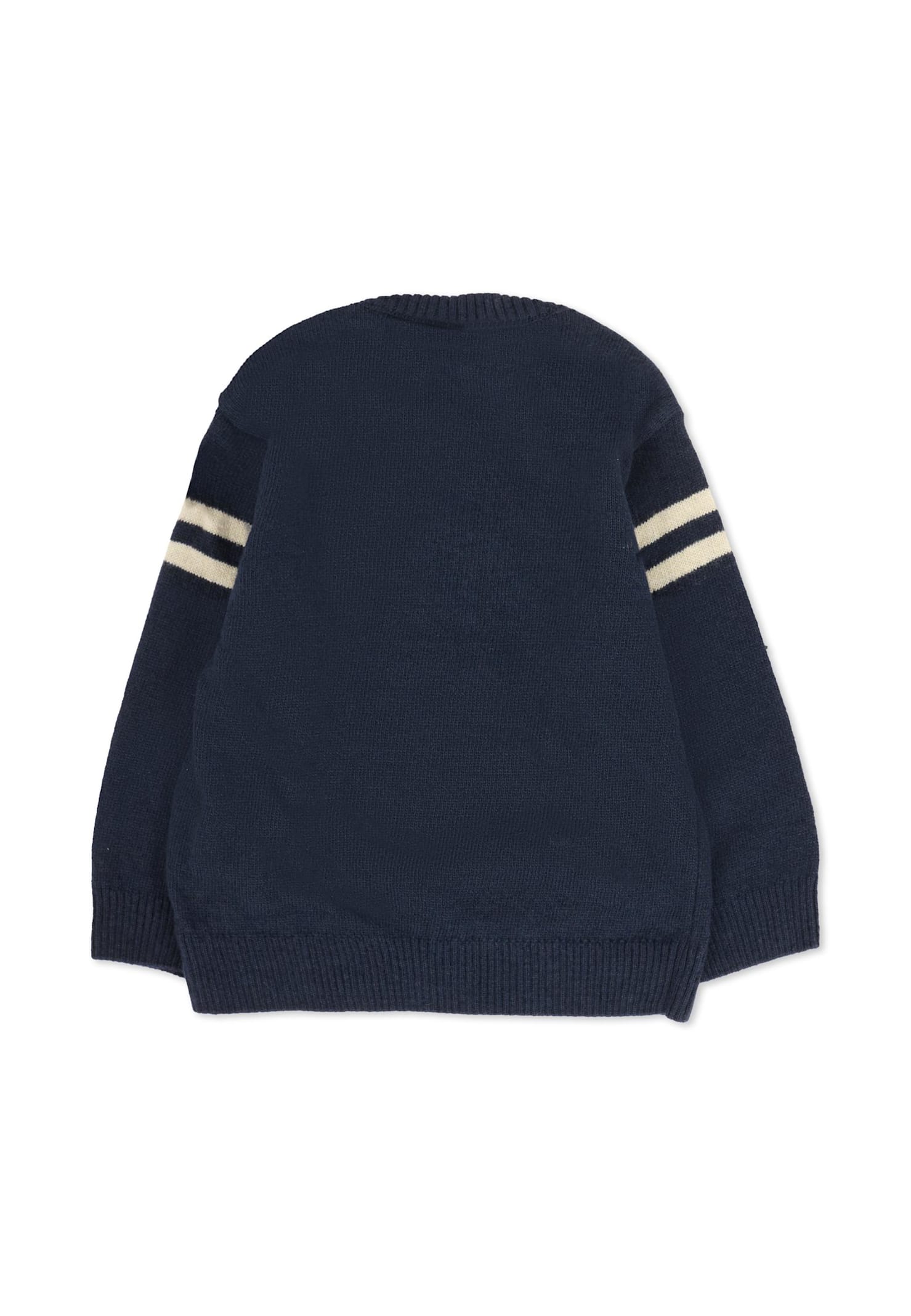 Patachou Blue Sweater For Baby Boy With Dog In Blue