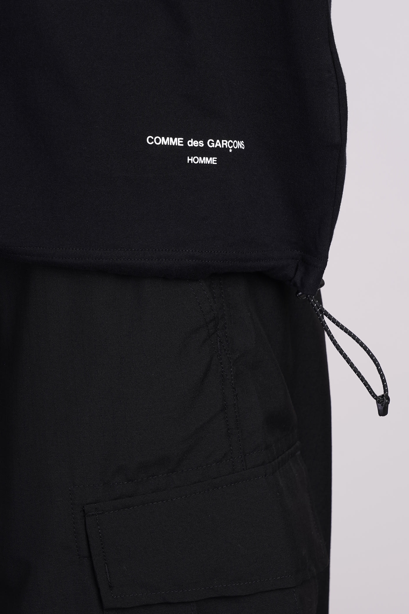 Shop Comme Des Garçons Homme Deux T-shirt In Black Cotton