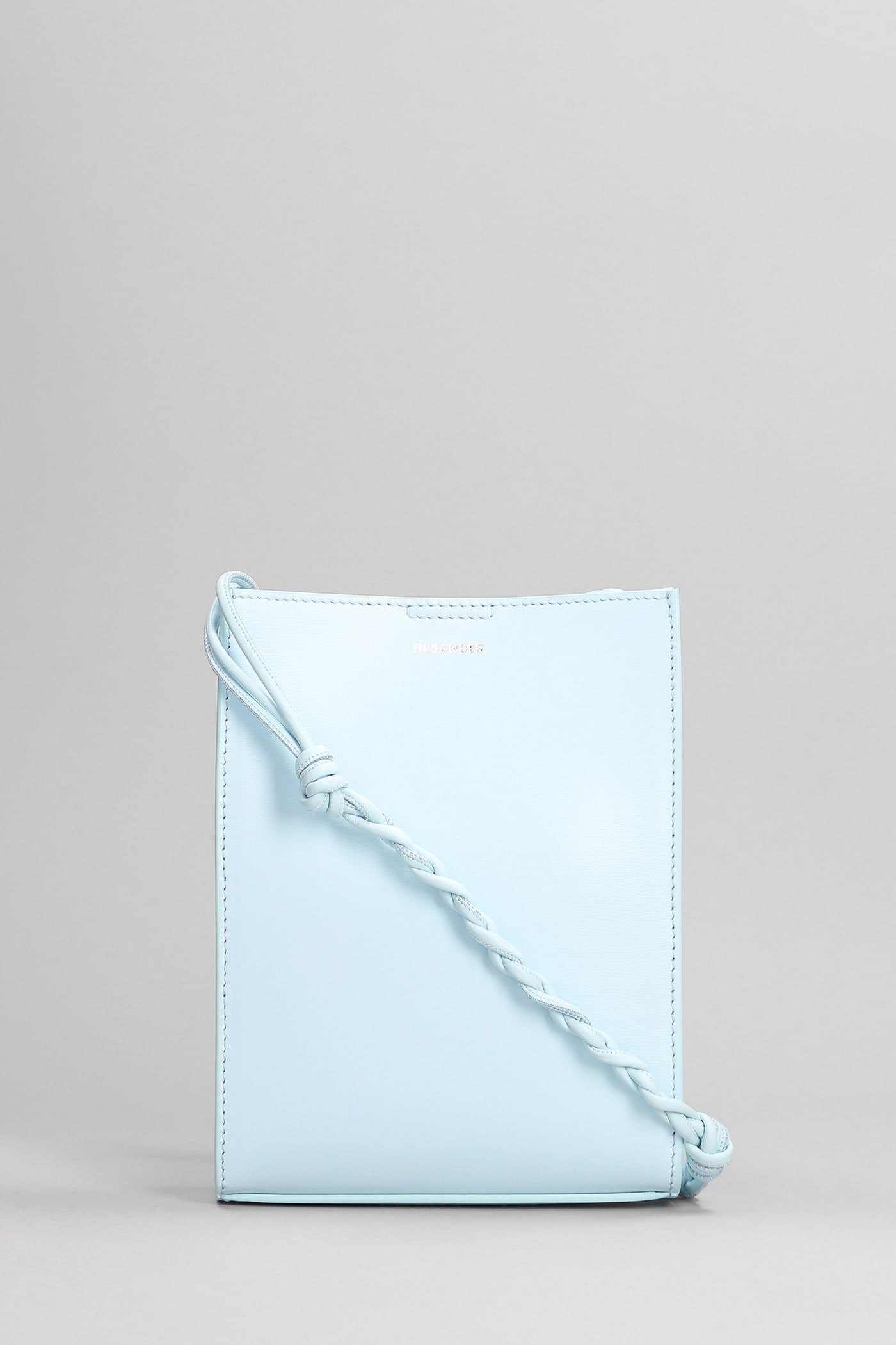 Tangle Sm Shoulder Bag In Cyan Leather