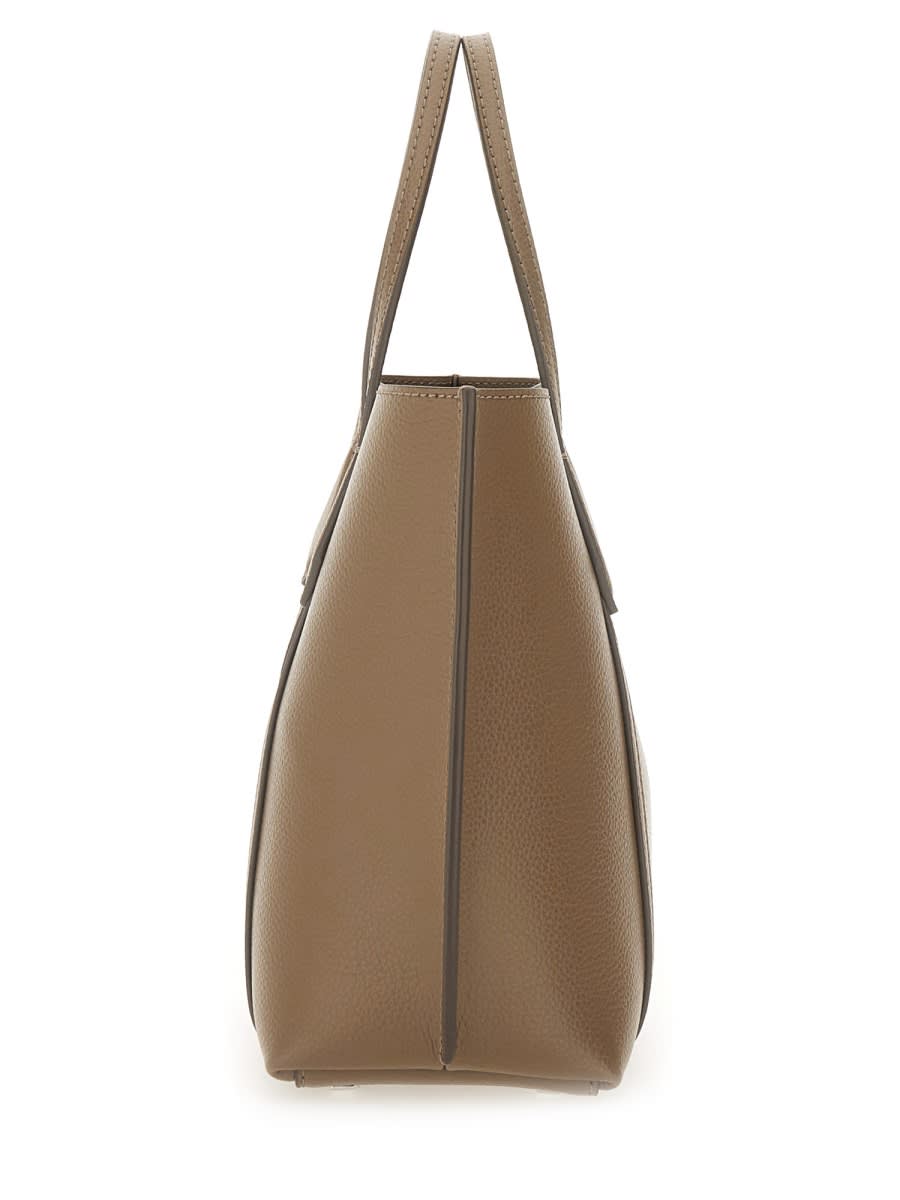 Tory Burch Perry Shopping Bag In Brown