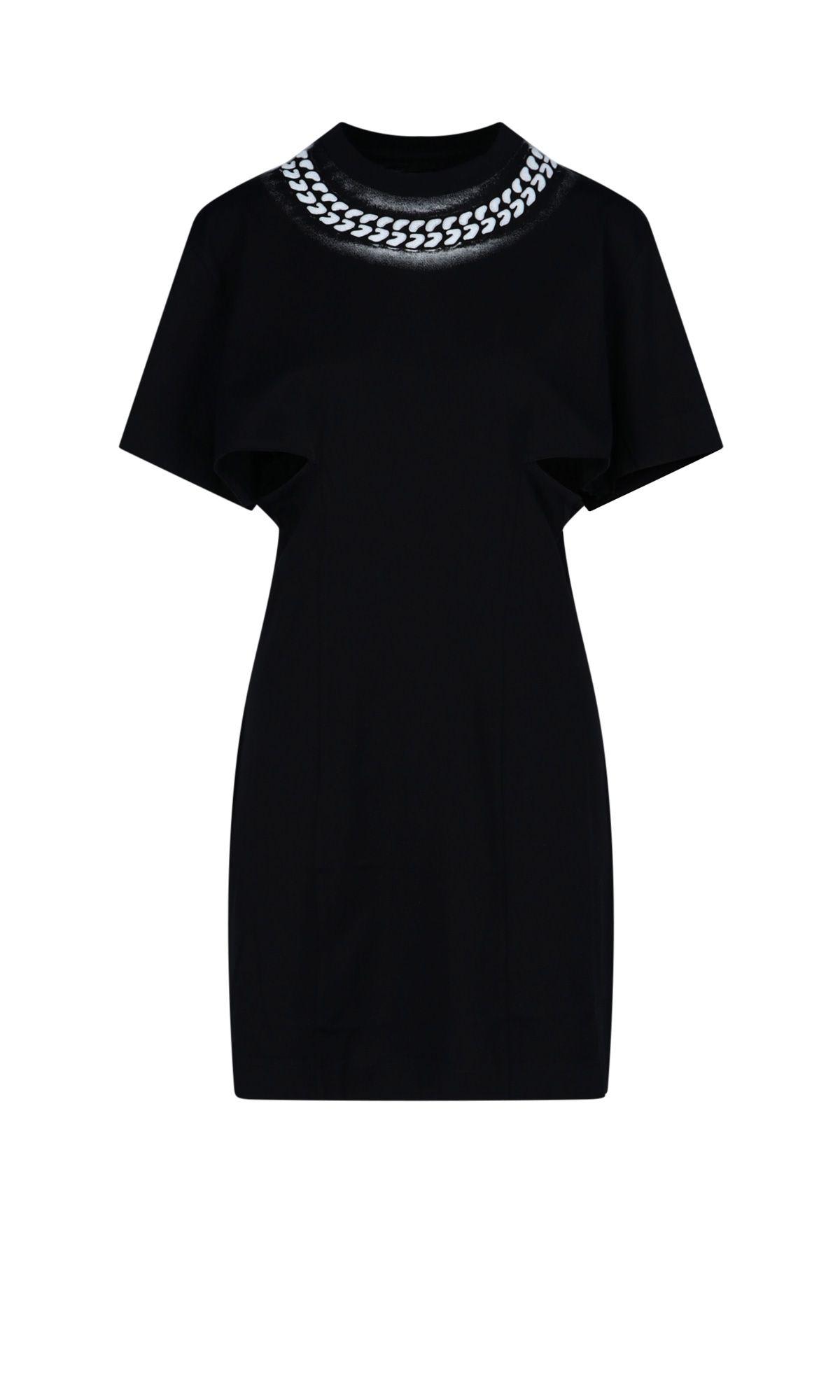Shop Givenchy Cut-out Detail Dress In Black